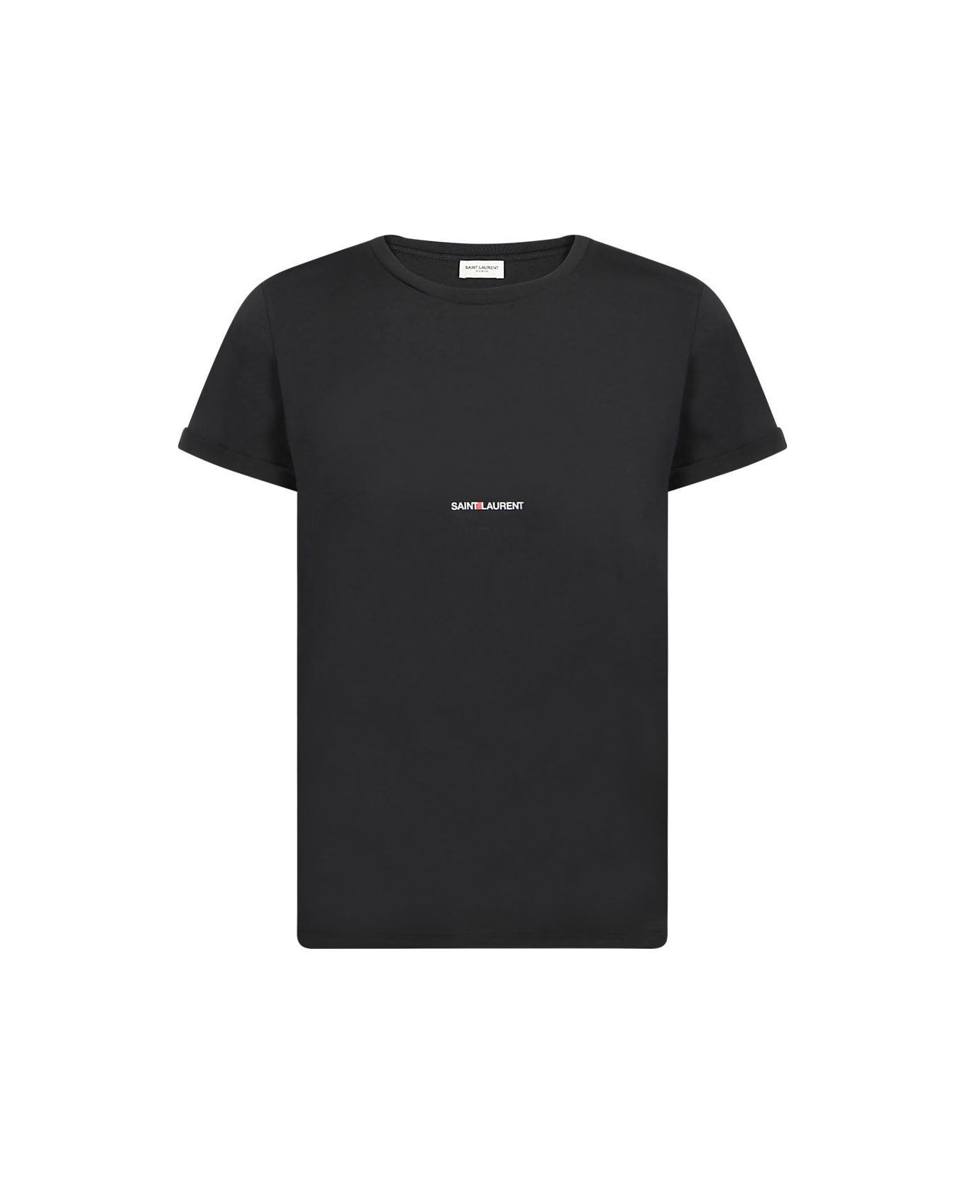Saint Laurent Logo T-shirt - Black