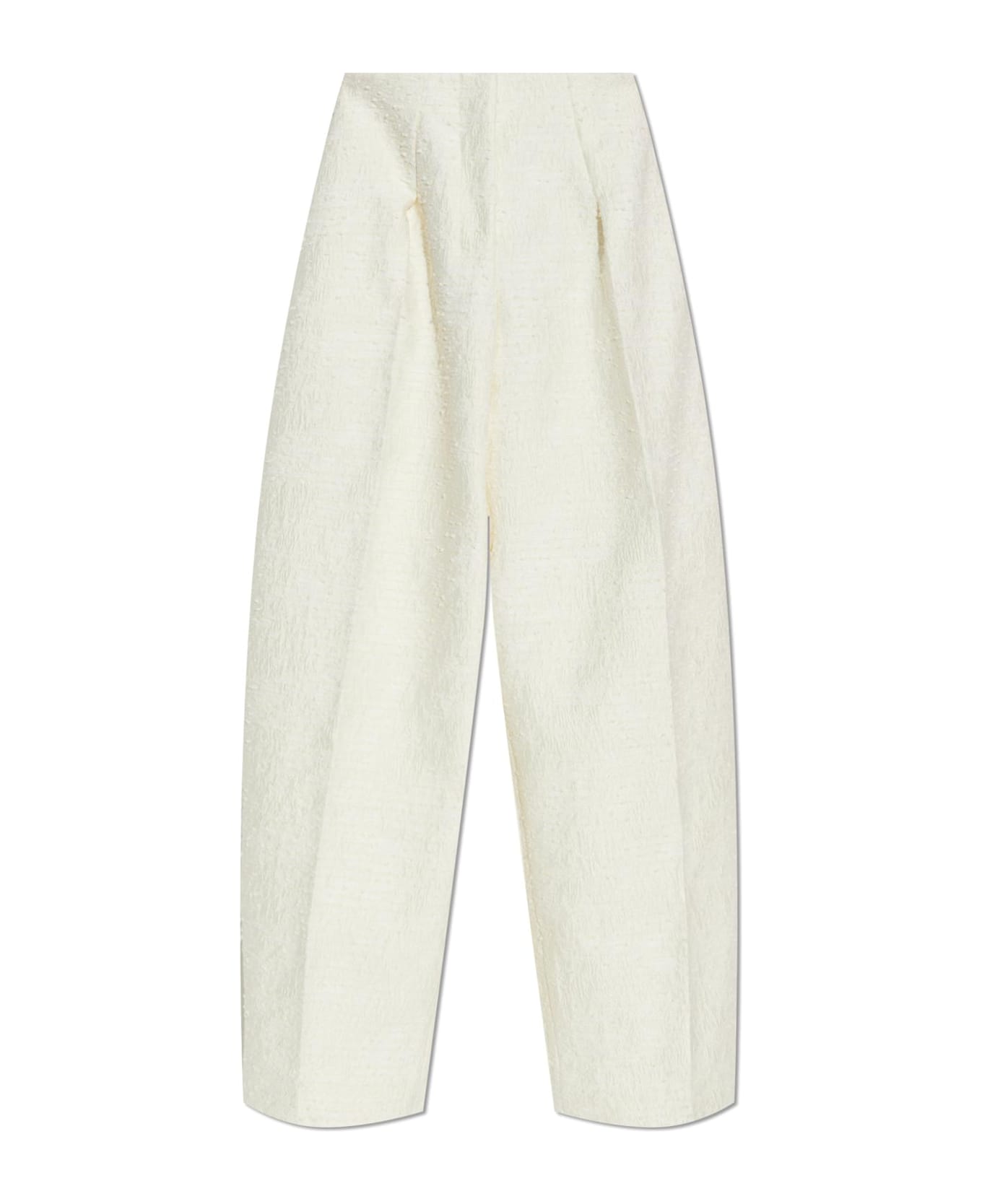 Jacquemus Creased Pants 
curvo
 - WHITE/NEUTRALS