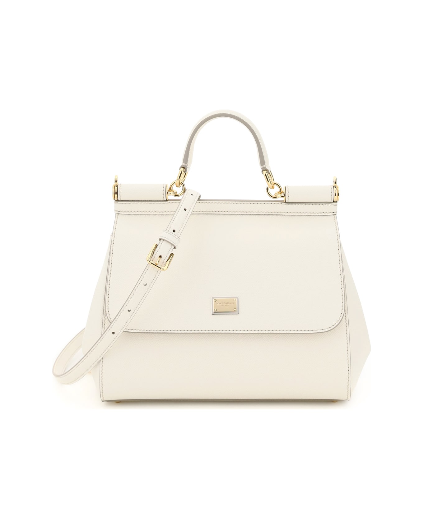 Dolce & Gabbana Medium Sicily Bag - Bianco