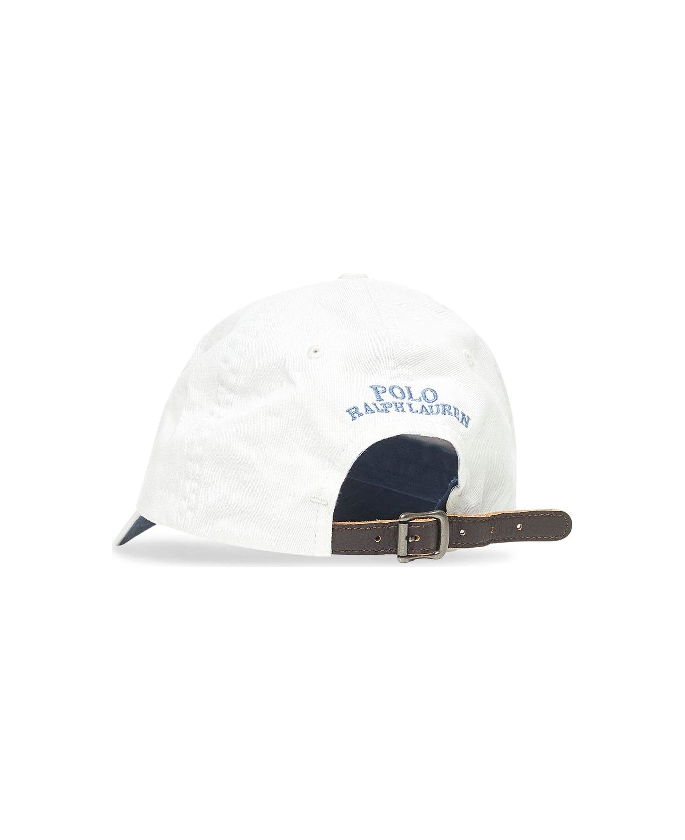 Ralph Lauren Polo Bear Twill Curved Peak Baseball Cap - clubhouse cream
