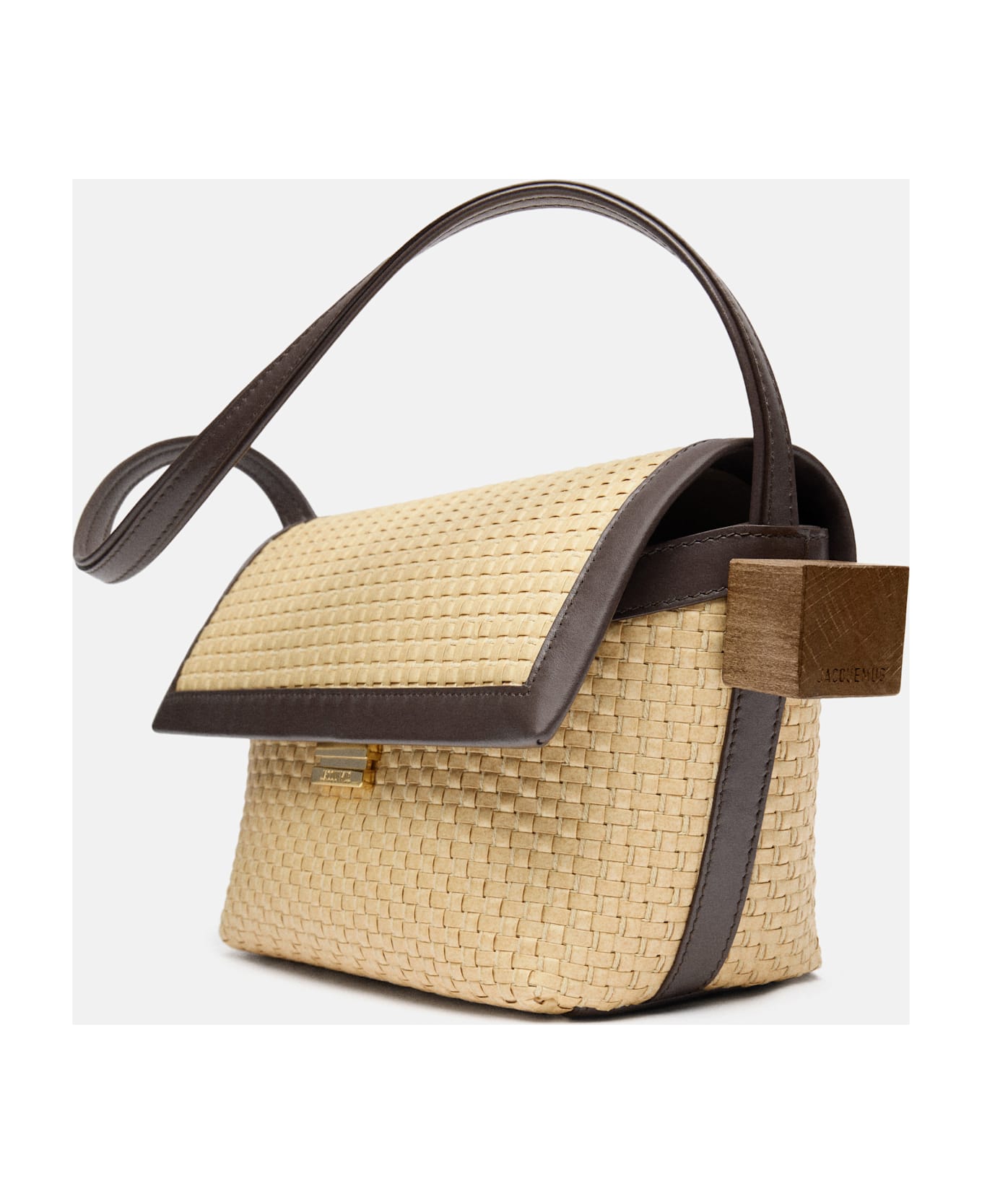 Jacquemus Le Rond Carre Shoulder Bag - Natural