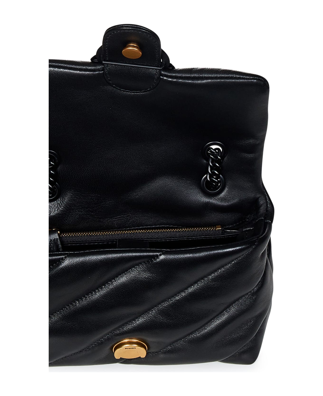 Pinko Mini Love Bag Puff Shoulder Bag - Black