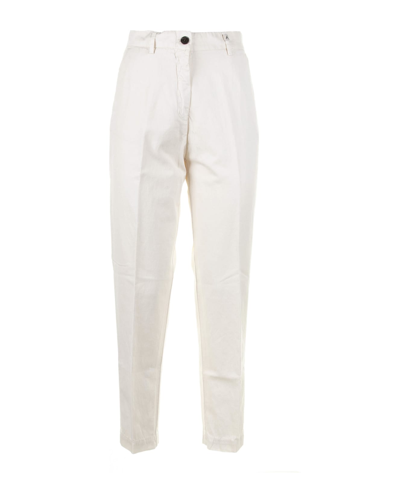 Myths White High-waisted Trousers - OFF WHITE