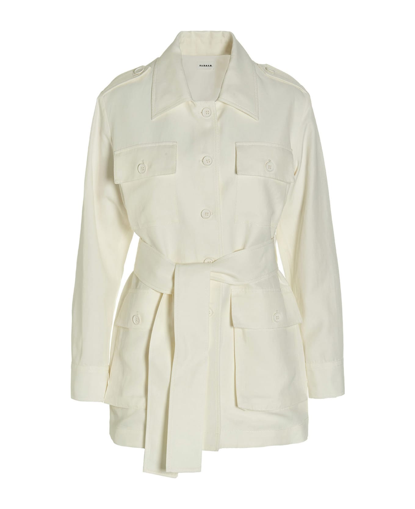 Parosh Bush Jacket - White