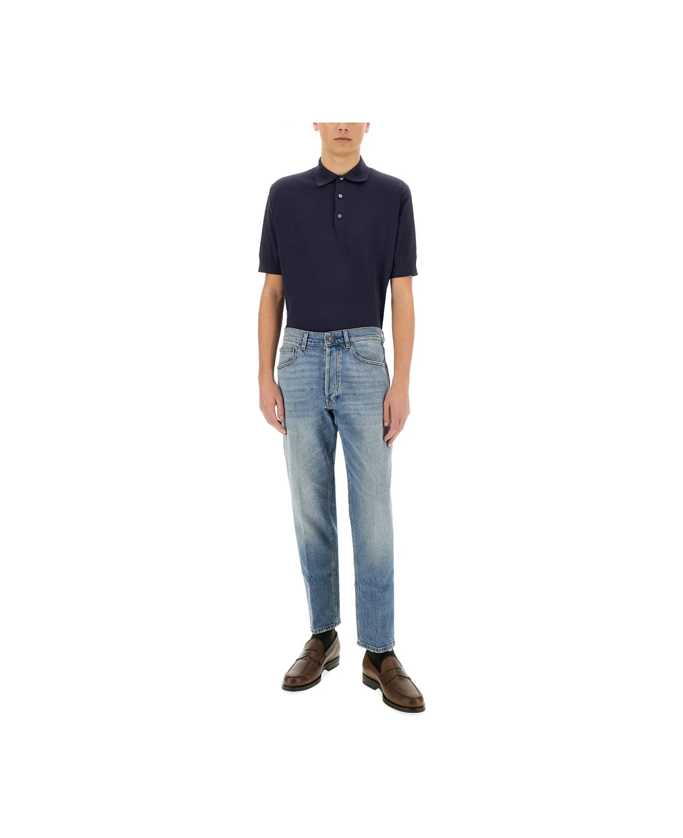 Lardini Carrot Fit - DENIM