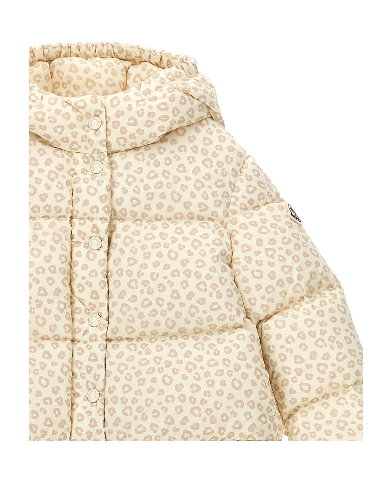 Moncler 'tessa' Down Jacket - Beige