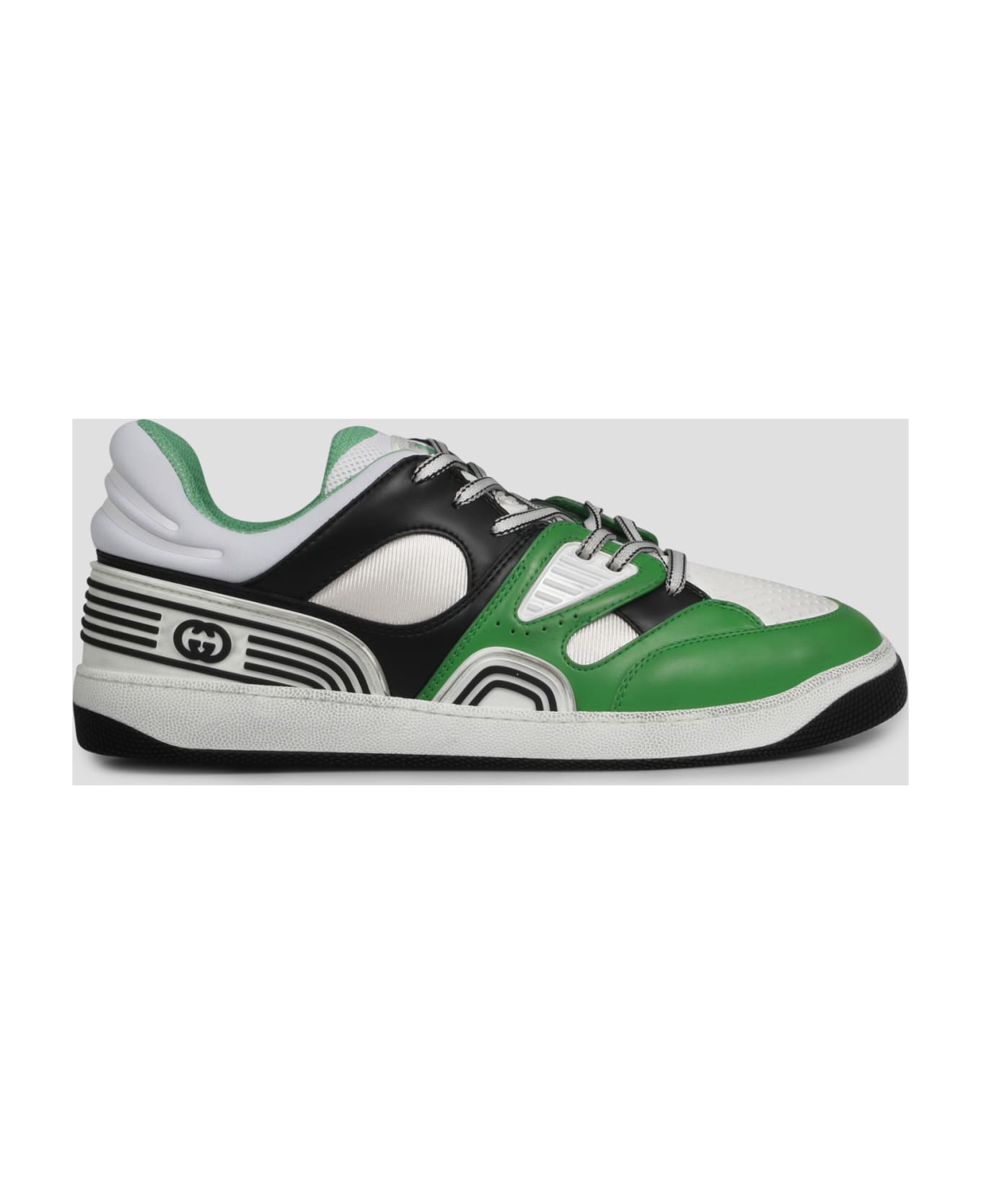Gucci Basket Sneakers - Green