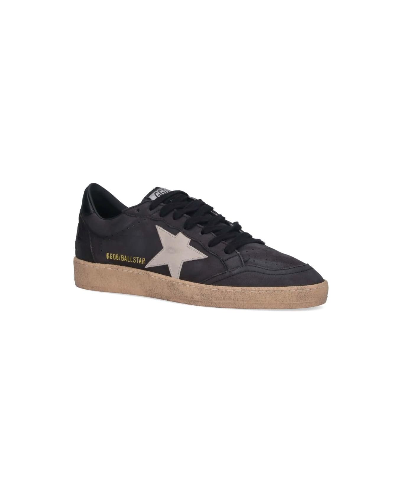 Golden Goose 'ball Star' Sneakers - GRIGIO SCURO