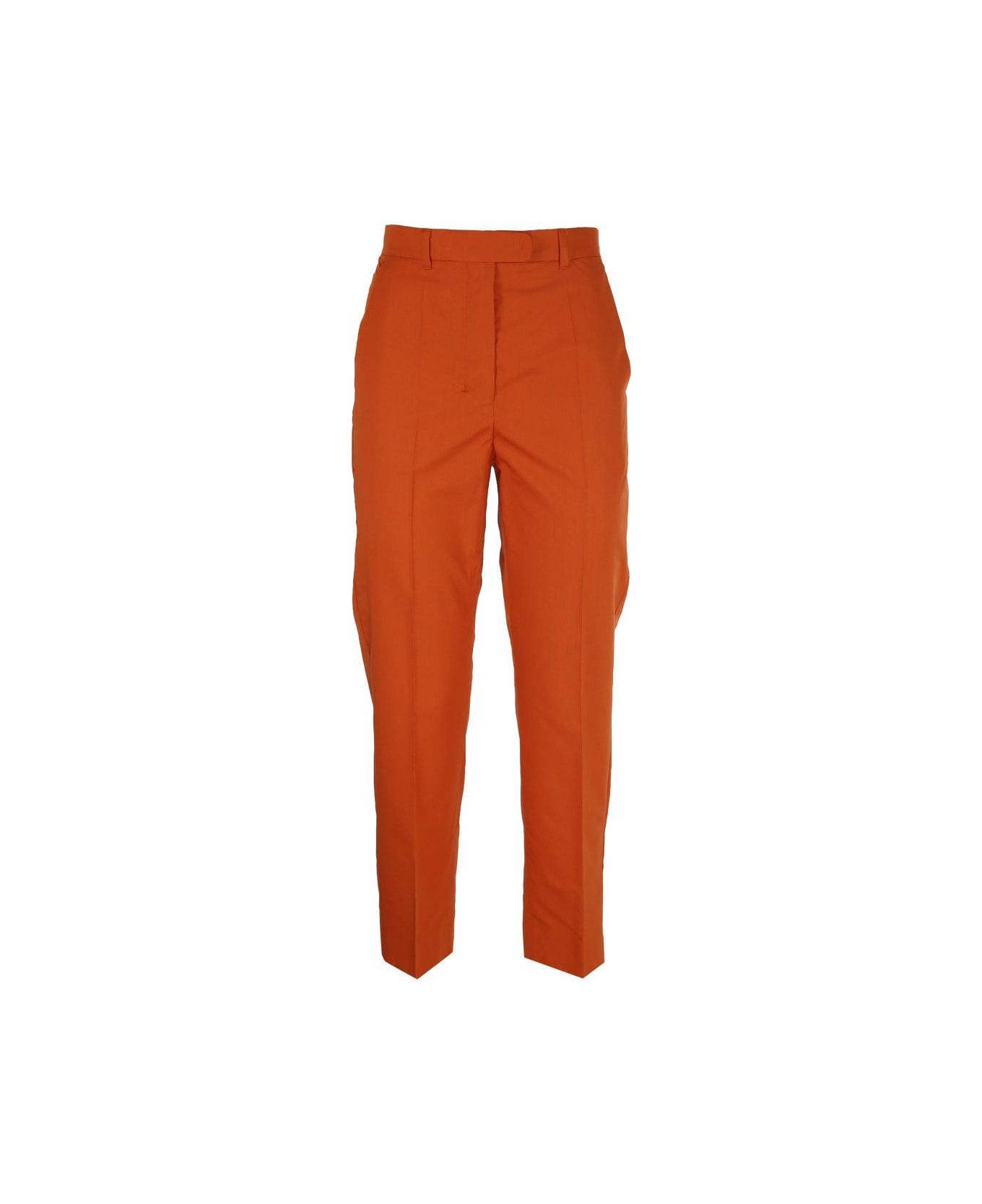 'S Max Mara Elodia Straight Leg Pants - Arancio ボトムス