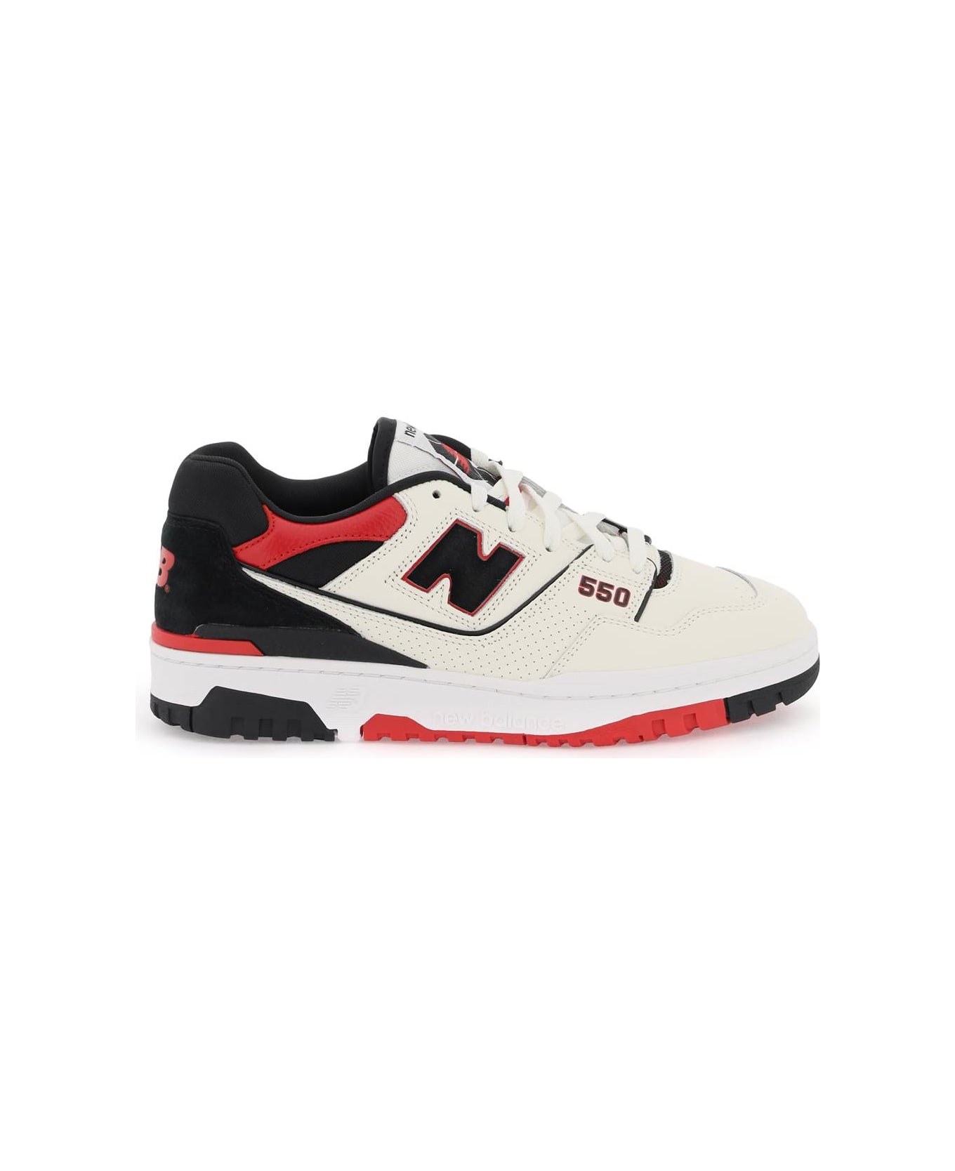 New Balance 550 Sneakers - WHITE RED (White)