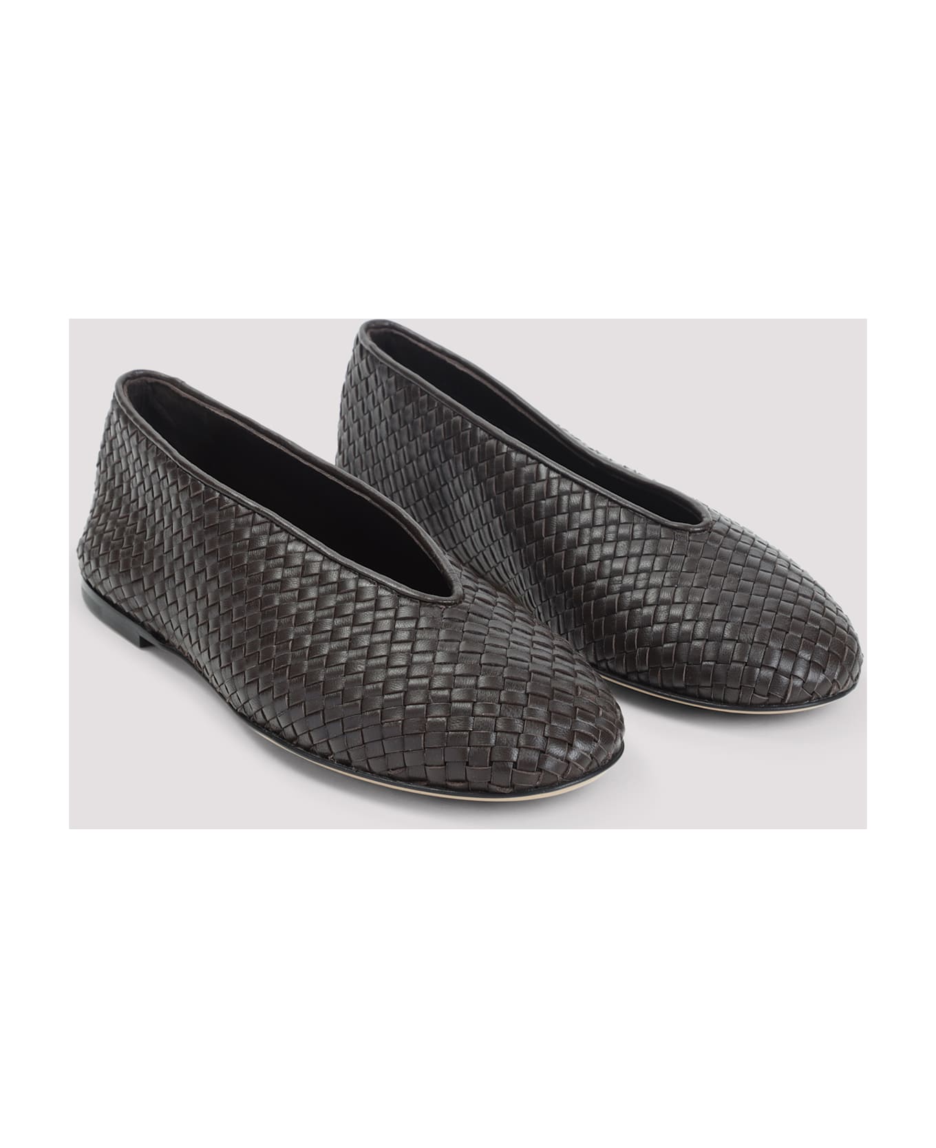 Bottega Veneta Micro Wave Ballerinas - Fondant