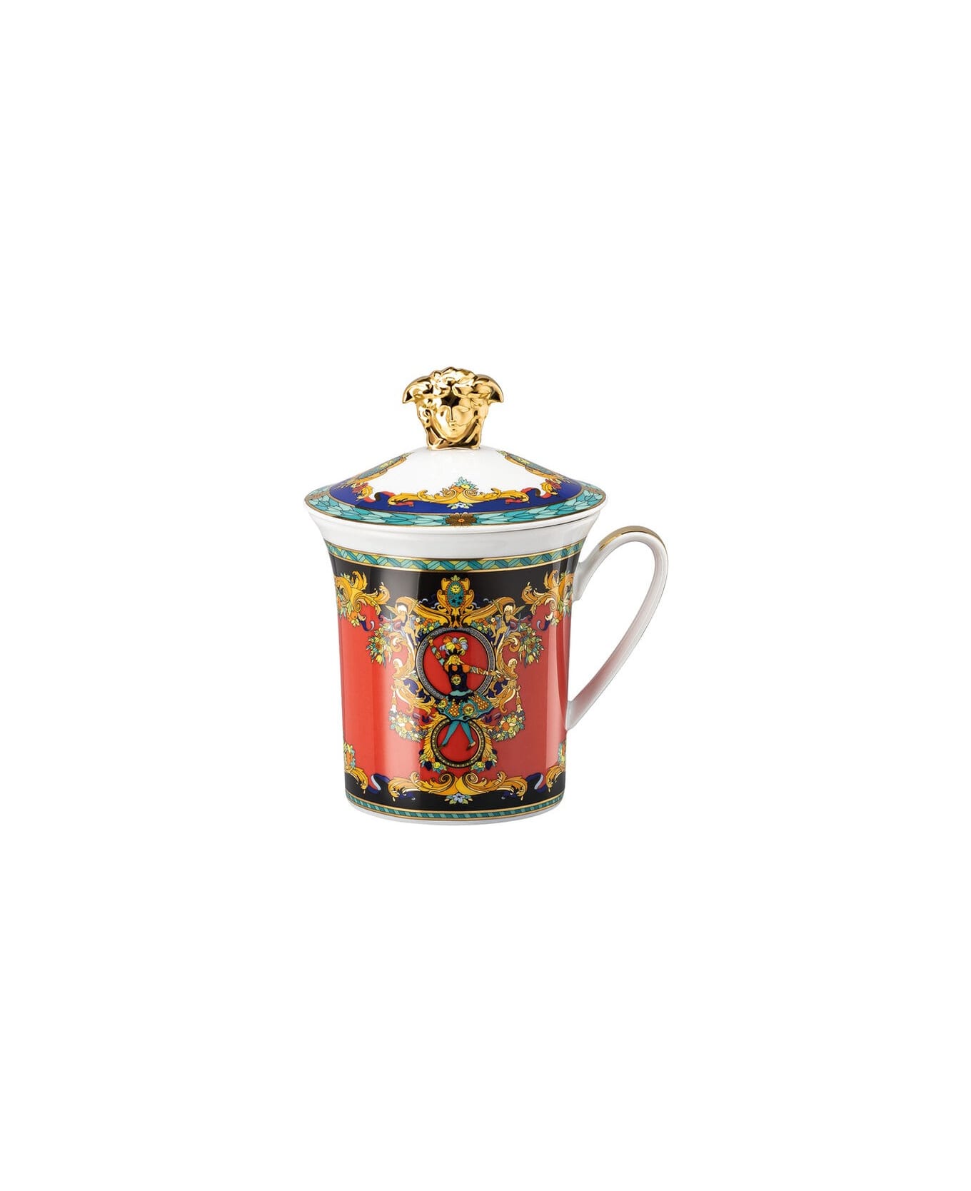 Versace Mug Le Roi Soleil - Rosso