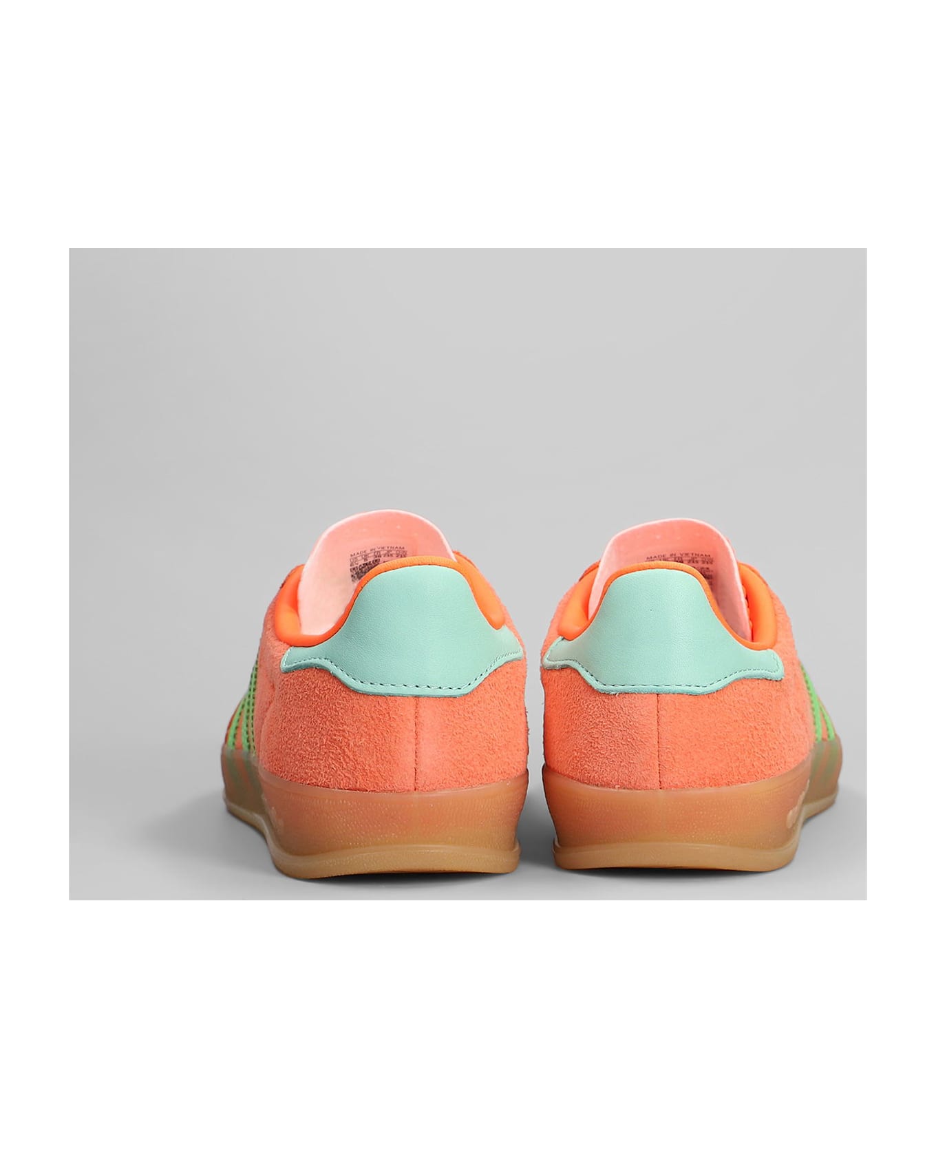 Adidas Gazelle Indoor Sneakers In Orange Suede - orange