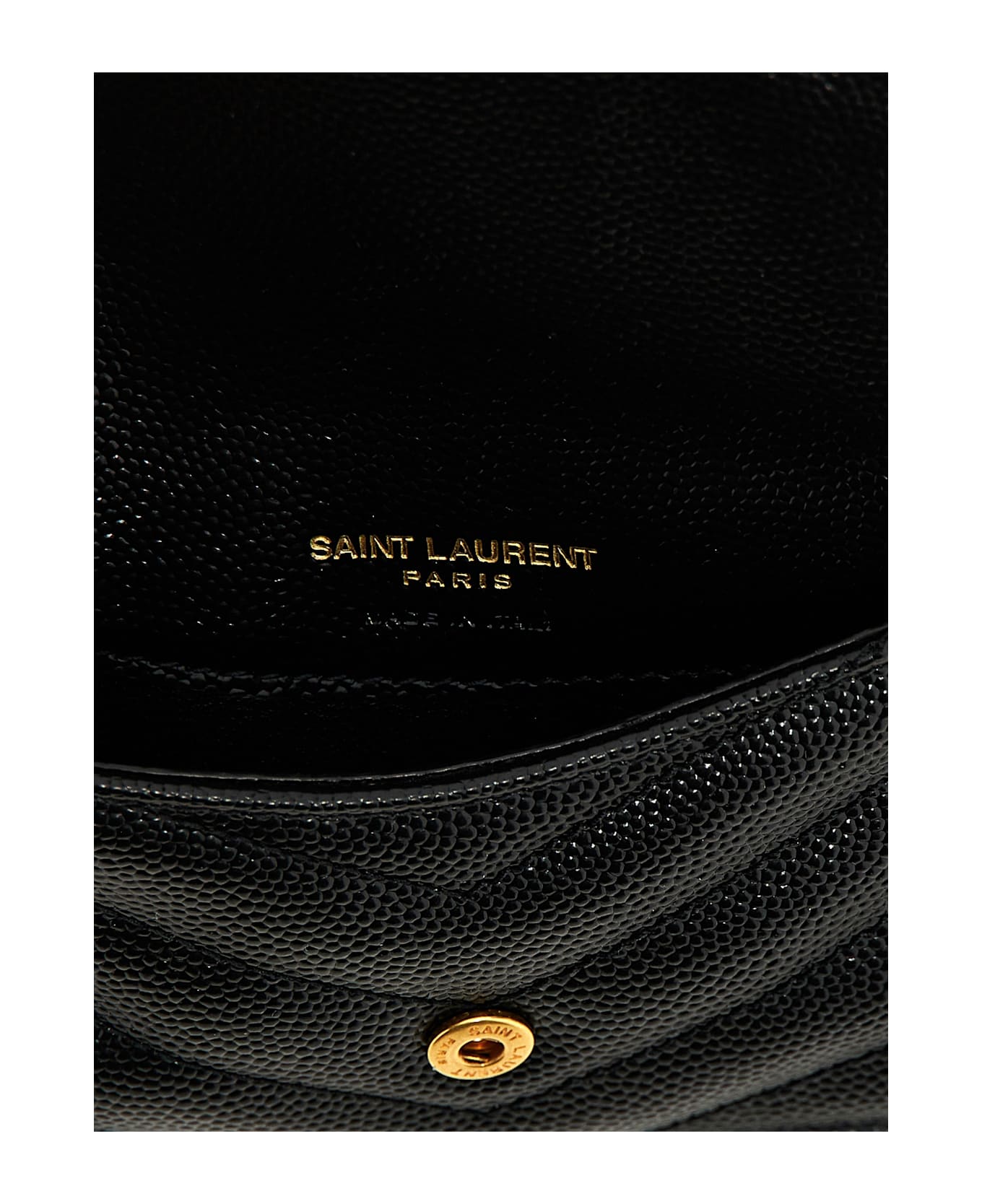 Saint Laurent 
cassandre
 Card Holder - Black  