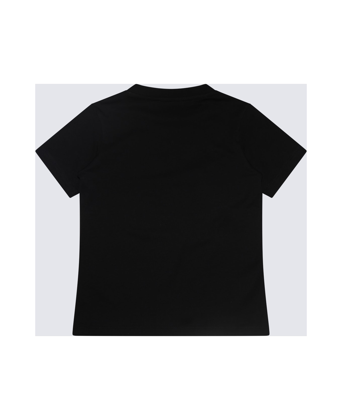 Balmain Black And White Cotton T-shirt - Black