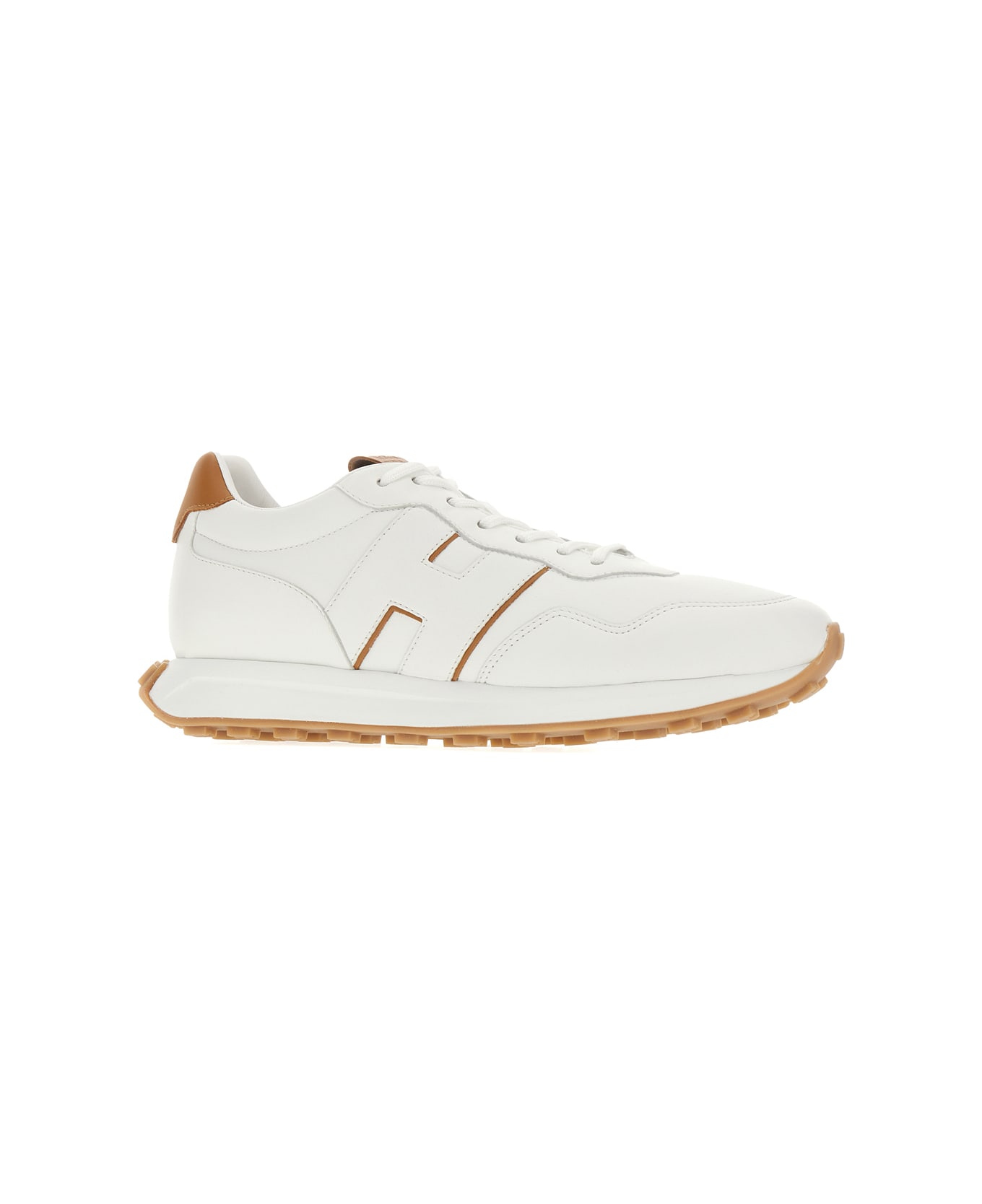 Hogan White Leather H601 Sneakers - BIANCO KENIA