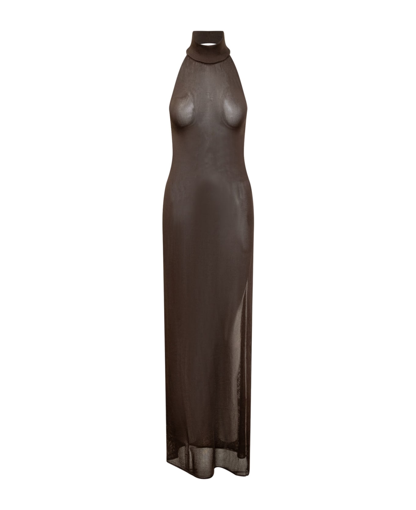 Tom Ford Long Dress - CHOCOLATE BROWN