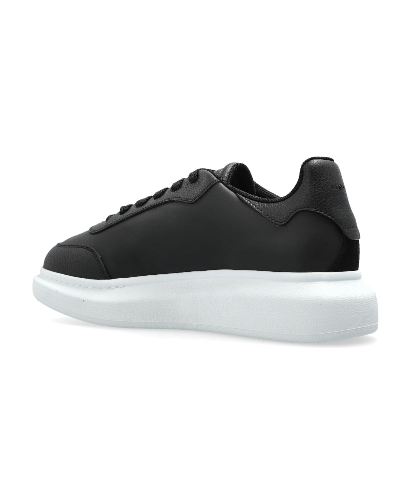 Alexander McQueen Leather Sports Shoes - BLACK