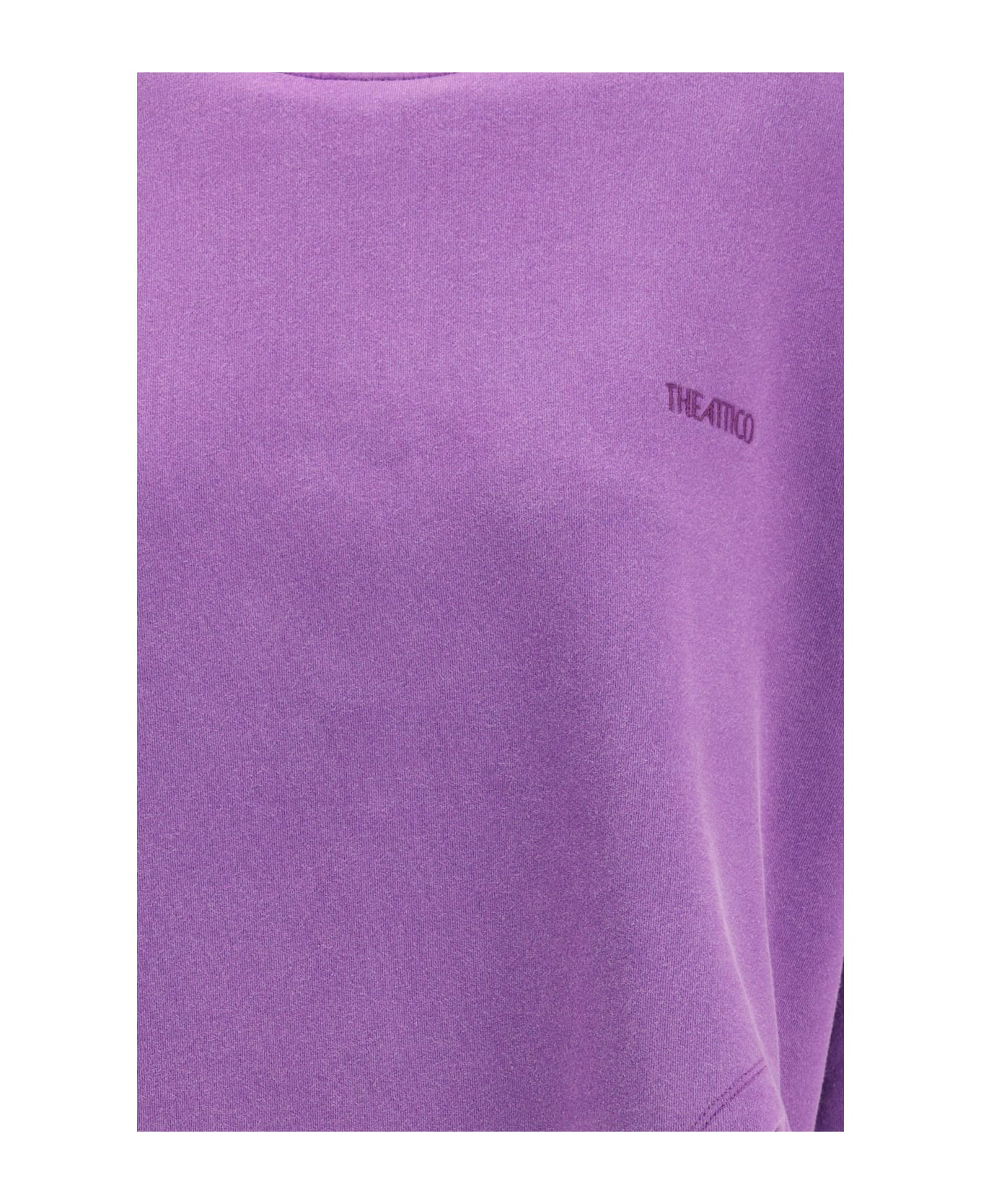 The Attico Oversized Sweater With Side Slit