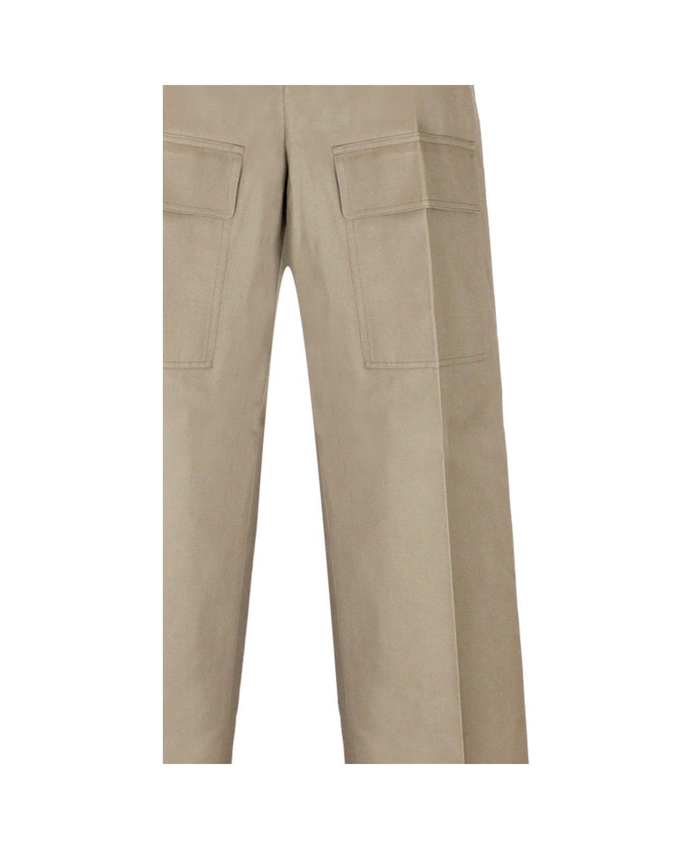 Gucci Wide-leg Cargo Trousers - Cereal