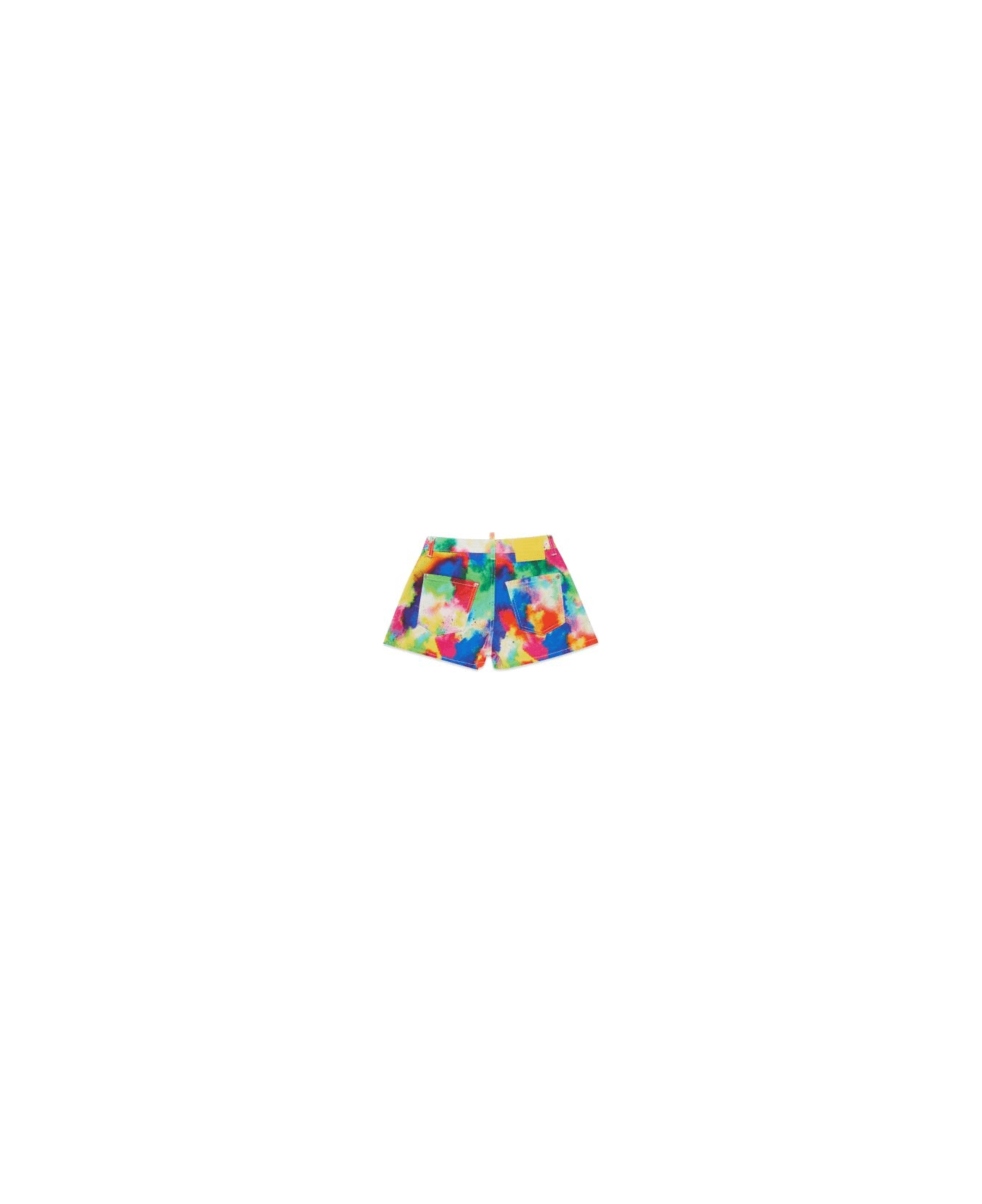 Dsquared2 Shorts Con Stampa - Multicolor ボトムス