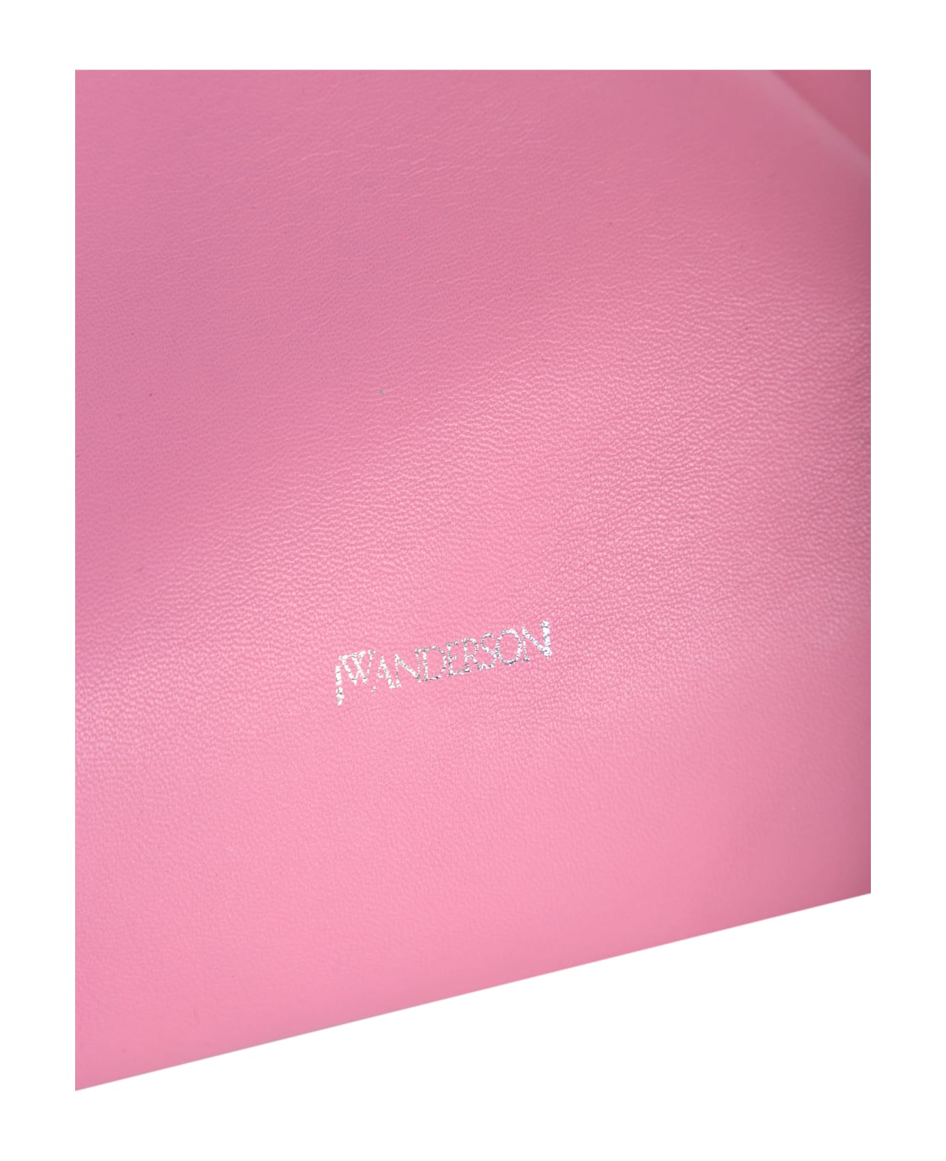 J.W. Anderson Pink Leather The Bumper Clutch - PINK