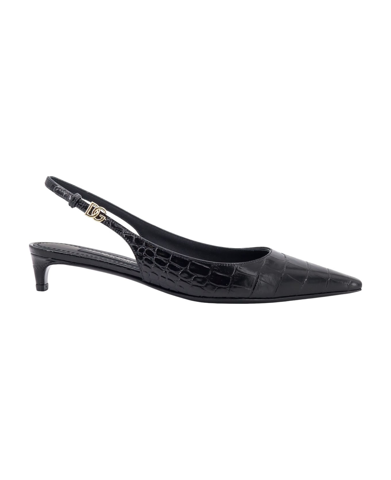 Dolce & Gabbana 'mun' Slingback - Black