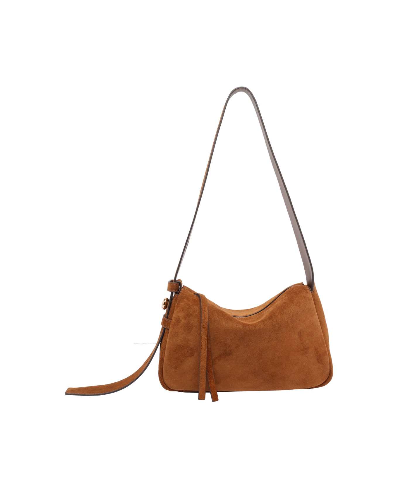 Tory Burch Small Romy Suede Crossbody Bag - BEIGE