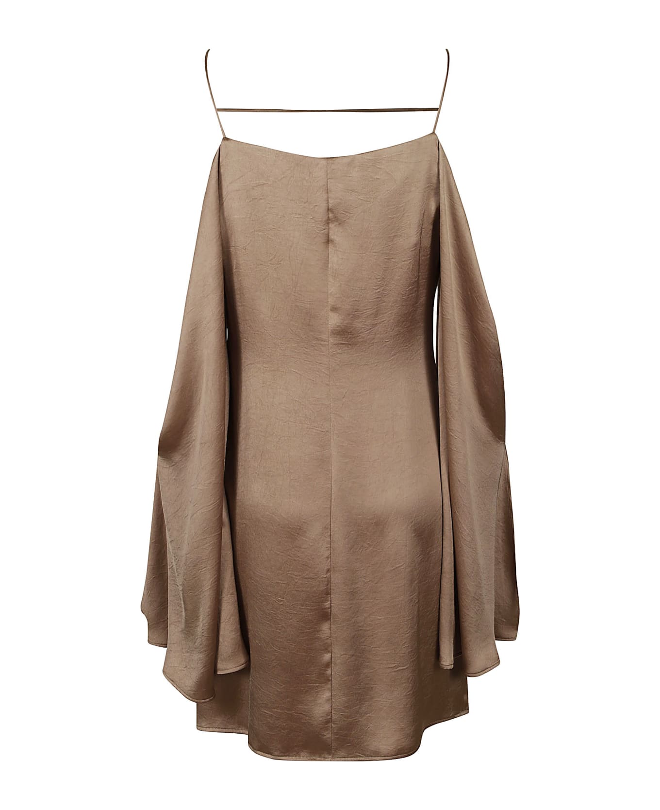 Blumarine Loose Fit Short Dress - Sandy Grey キャミソール