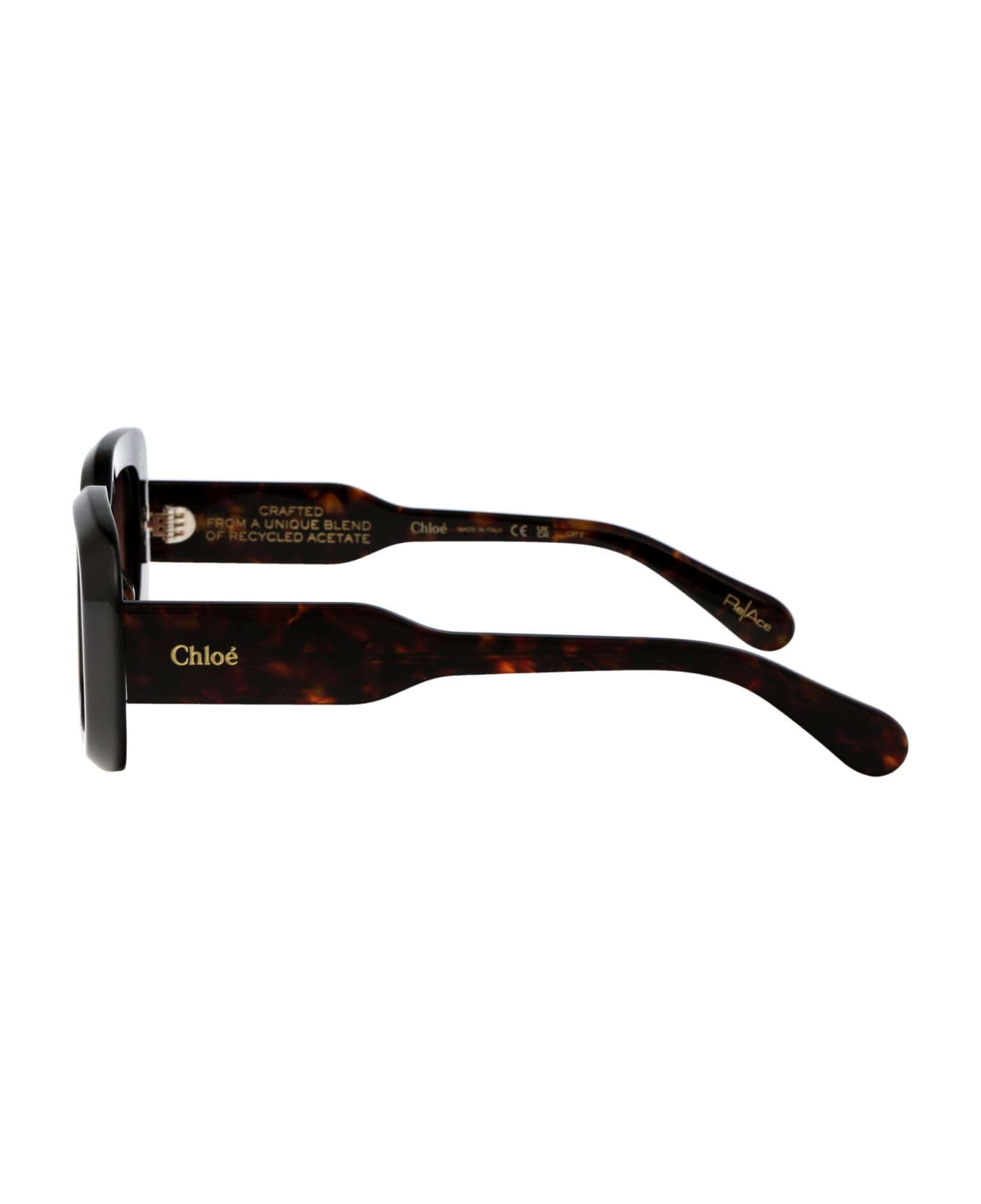 Chloé Eyewear Ch0188s Sunglasses - 002 HAVANA HAVANA COPPER サングラス