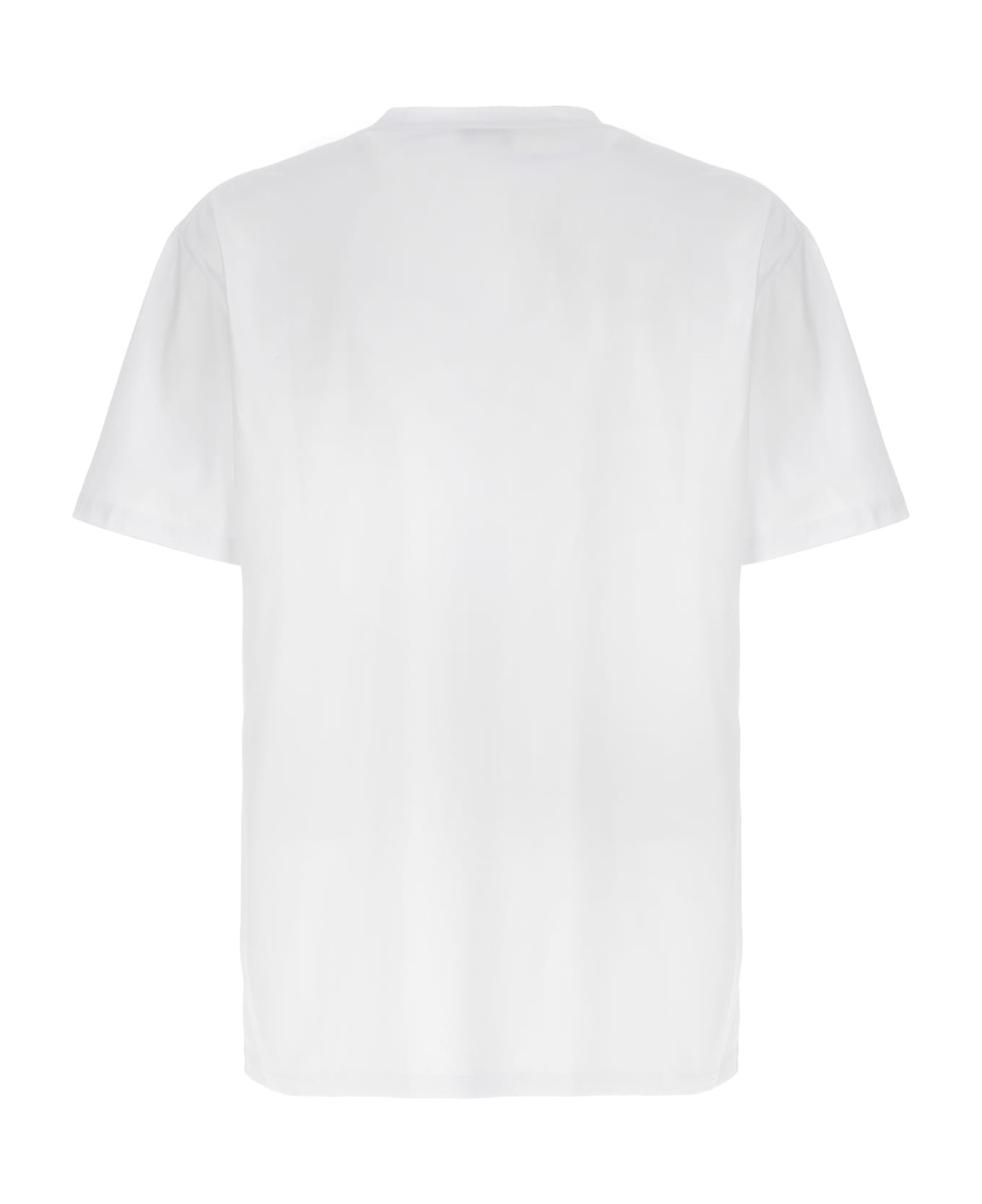 Alexander McQueen Skull Logo T-shirt - White Mix