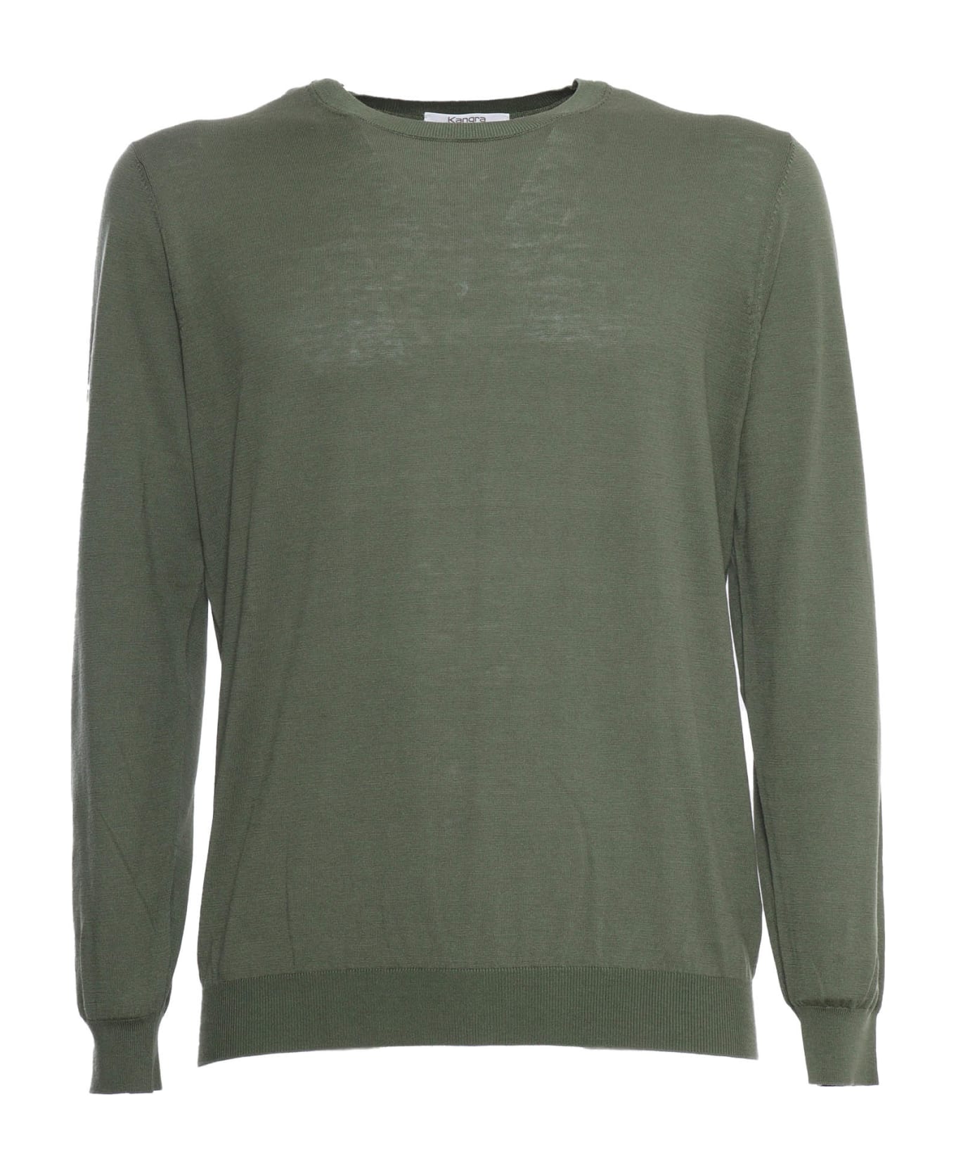 Kangra Sage Green Sweater - GREEN ニットウェア