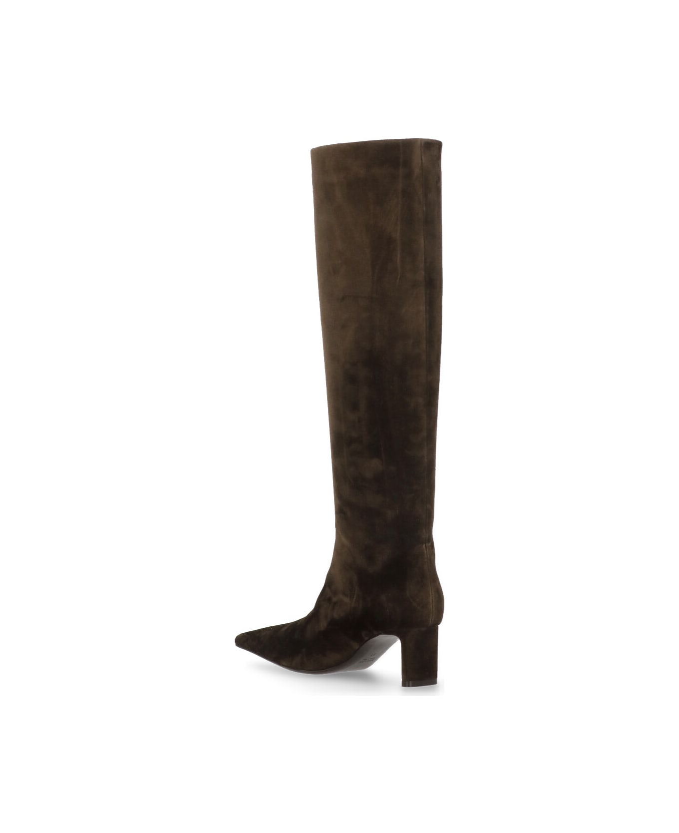 Khaite Leather Boots - Brown