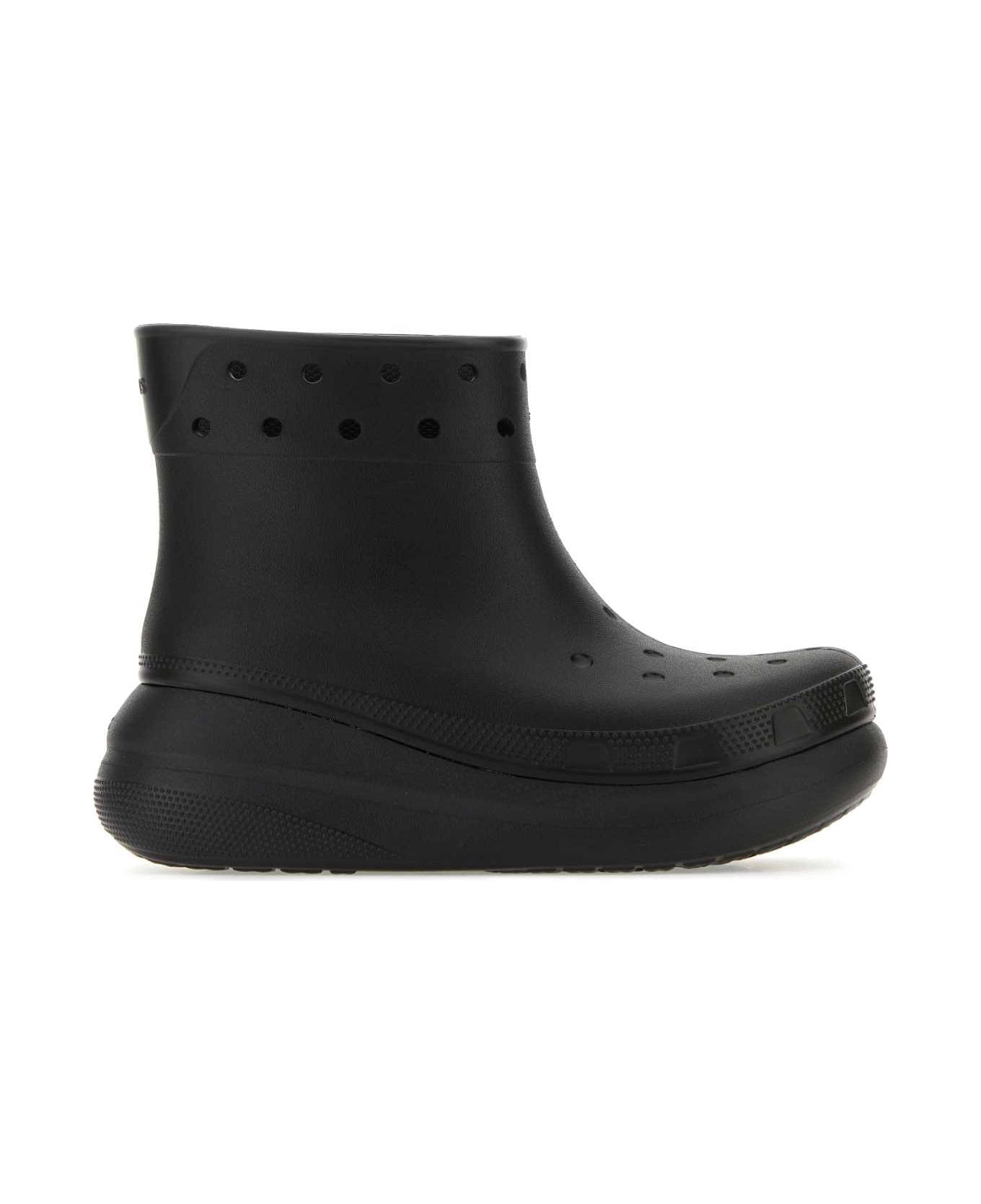 Crocs Black Crosliteâ ¢ Classic Crush Ankle Boots - BLACK ブーツ