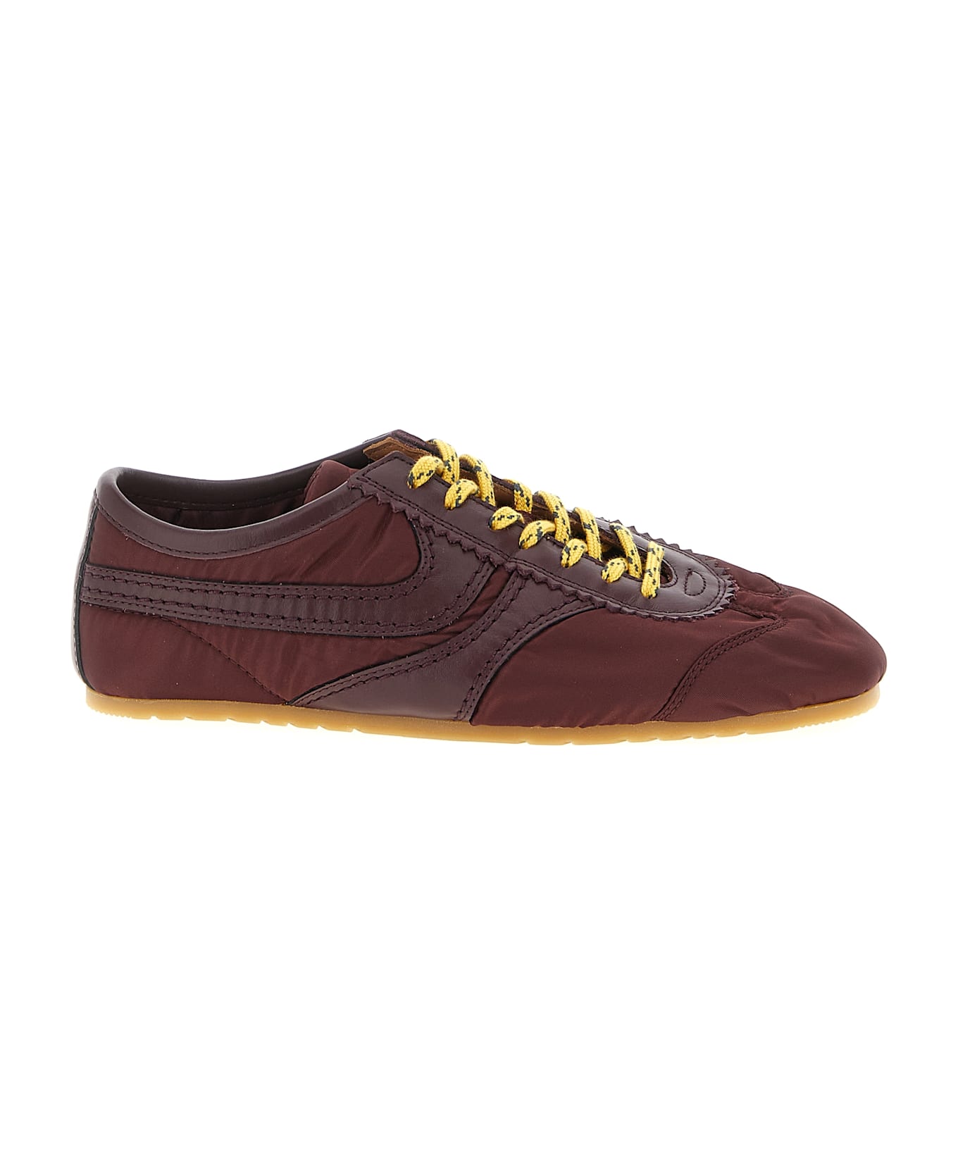 Dries Van Noten Nylon Sneakers - BORDEAUX