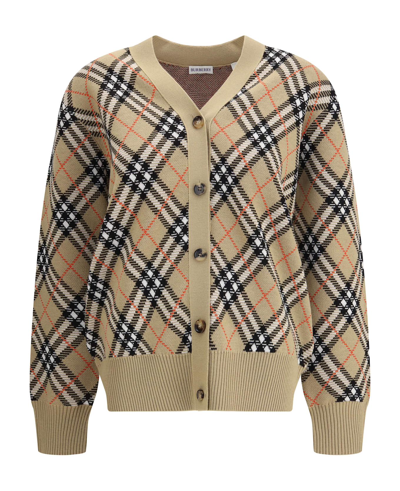 Burberry Archivio Check Cardigan - Sand Ip Check