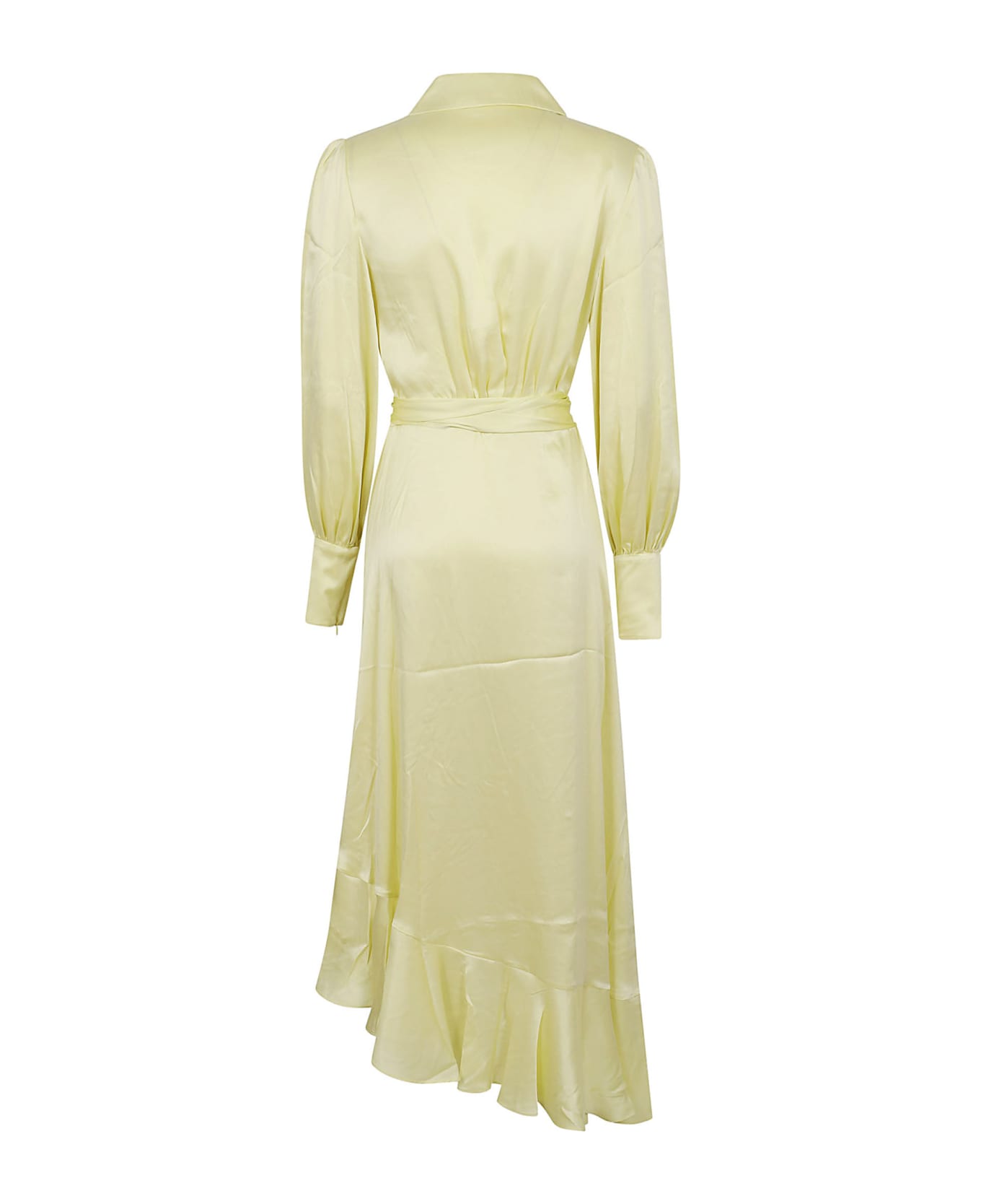 Zimmermann Silk Wrap Midi Dress - Lem Lemon ワンピース＆ドレス