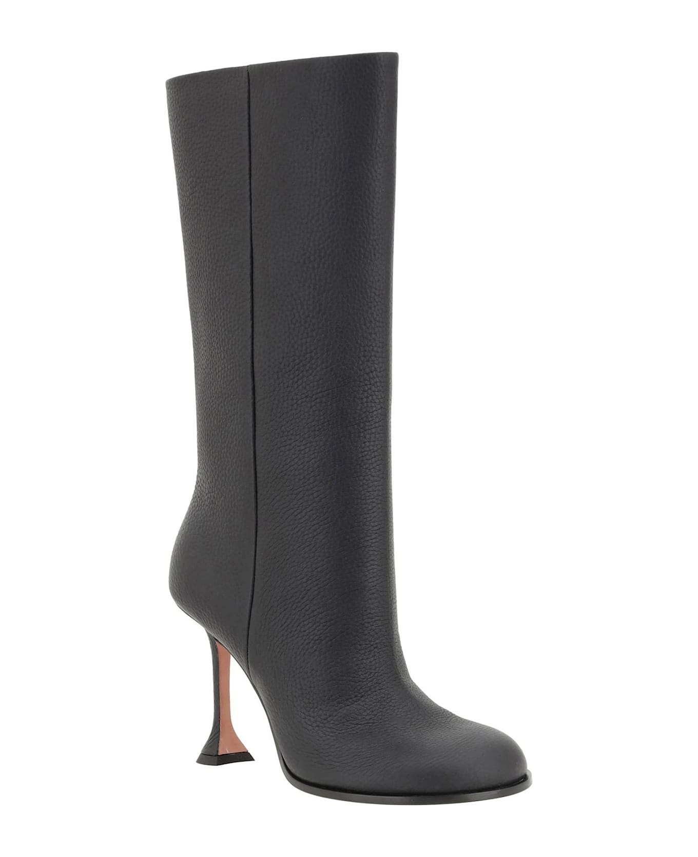 Amina Muaddi Liya Boots - Black