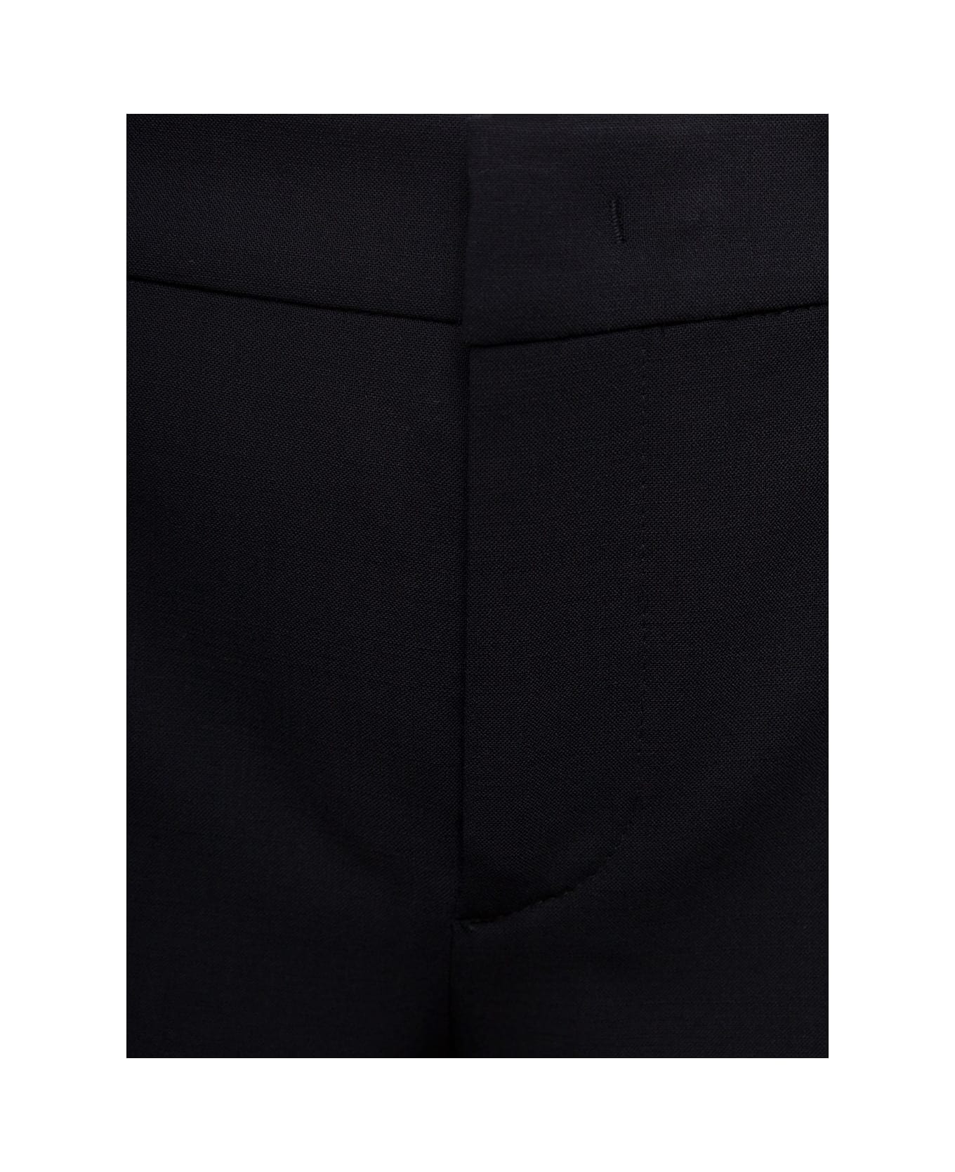 PT Torino Black New York Bi-stretch Tapered Pants Woman - Black ボトムス
