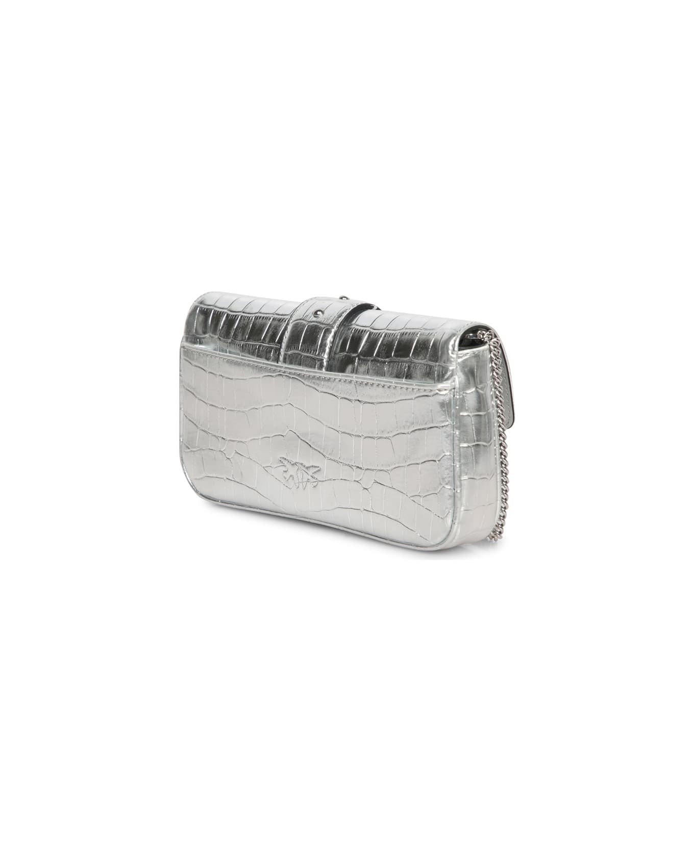 Pinko Silver Love Pocket Bag | italist