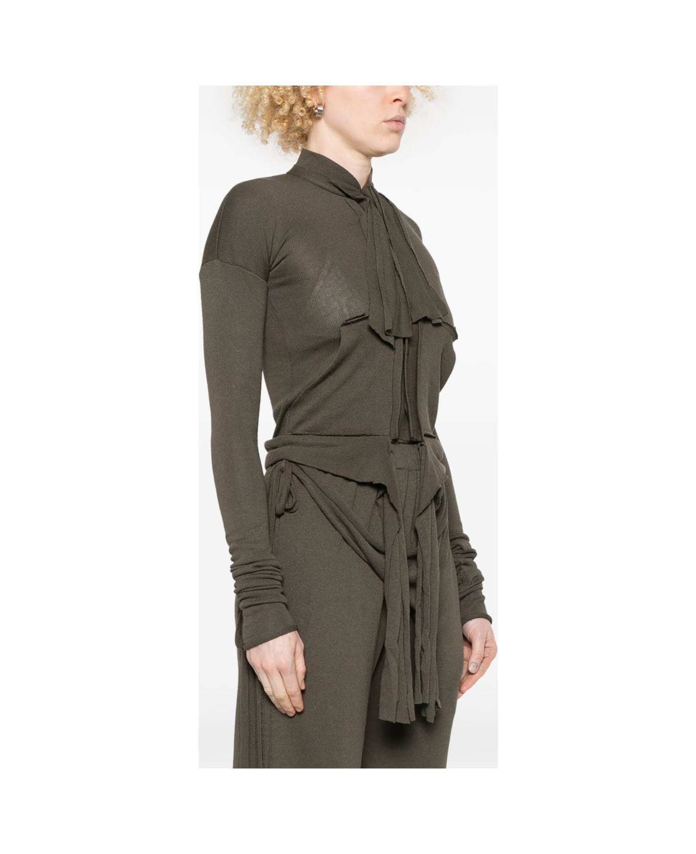 Ottolinger Destructured Cardigan - Green