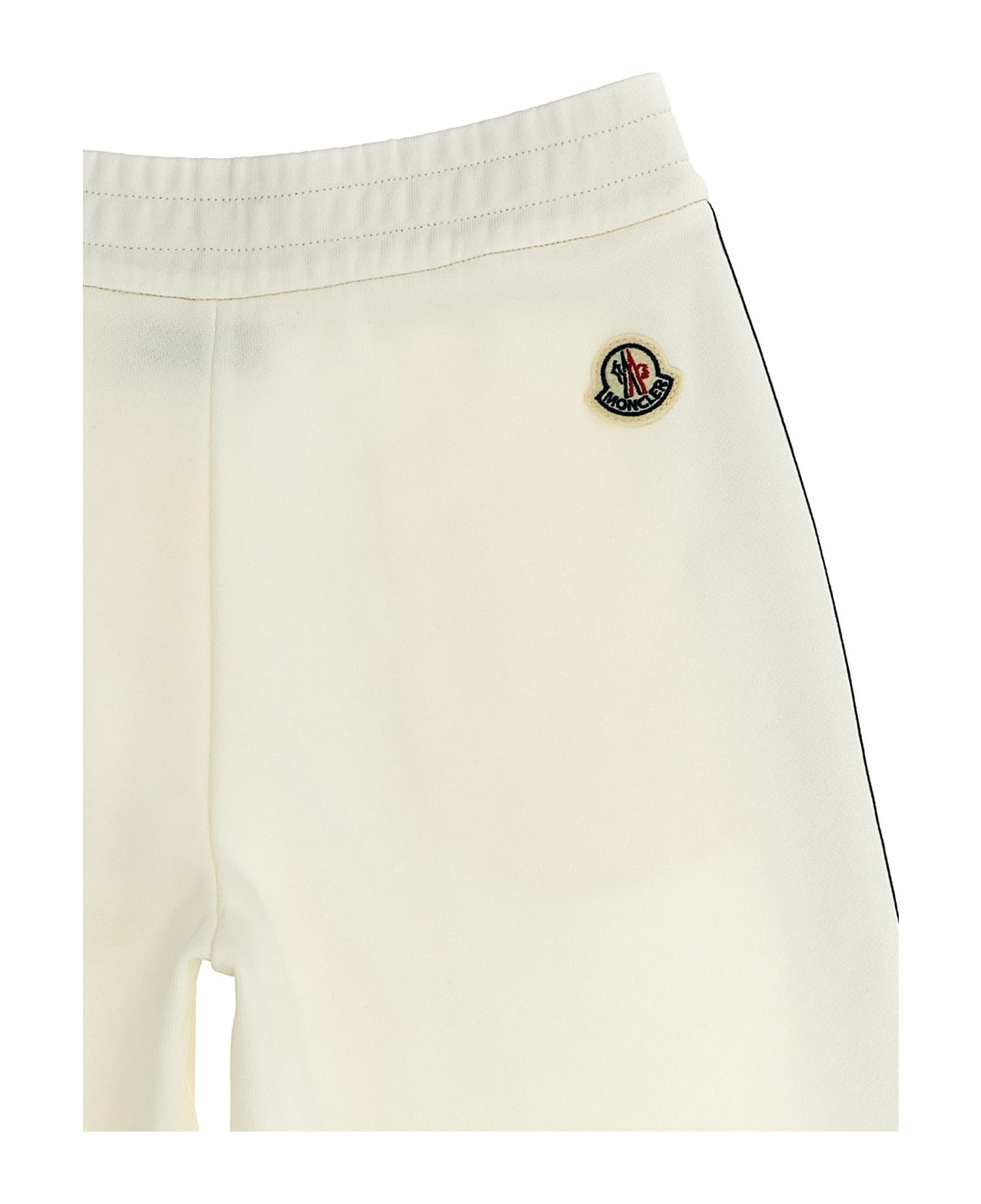 Moncler Grosgrain Band Bermuda Shorts - White