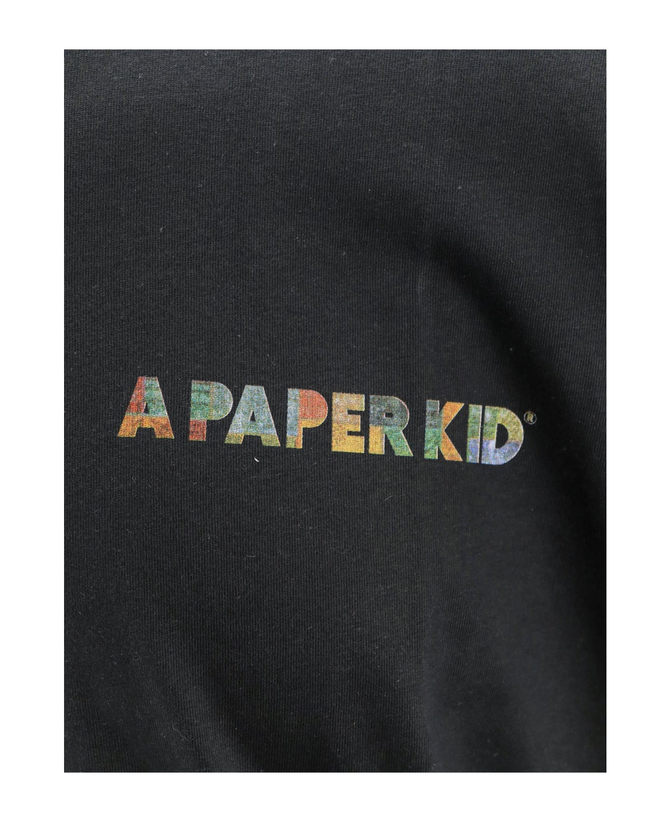 A Paper Kid T-shirt - BLACK