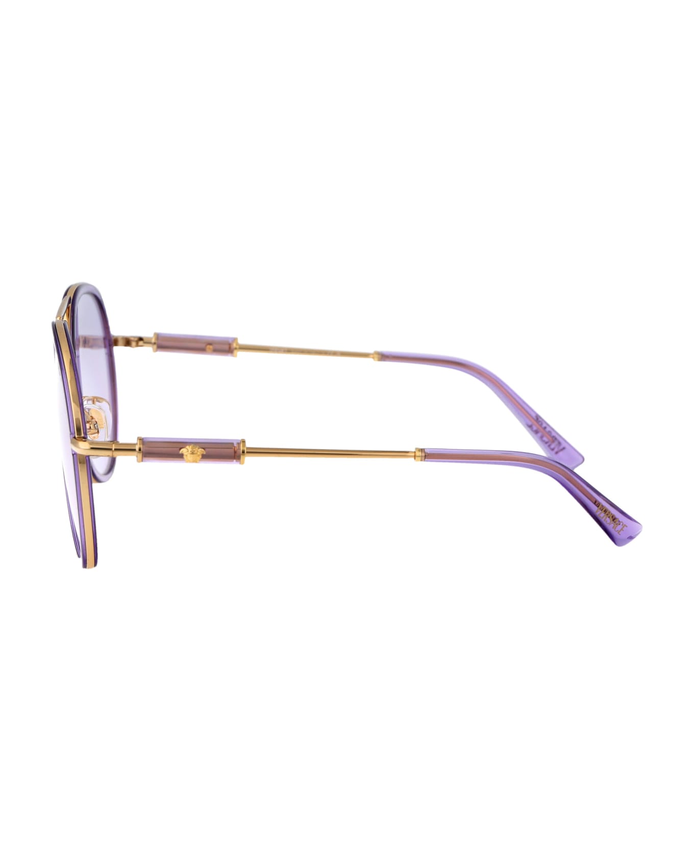 Versace Eyewear 0ve2260 Sunglasses - 10021A Lilac Transparent サングラス