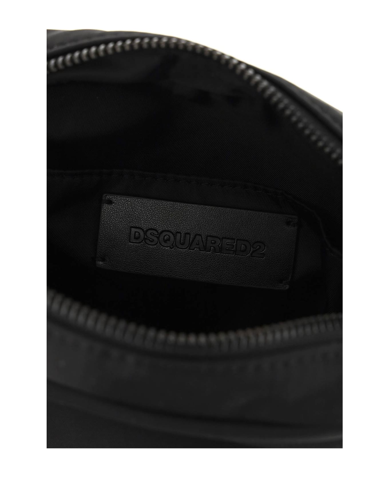 Dsquared2 Nylon 'icon' Crossbody Bag - Black