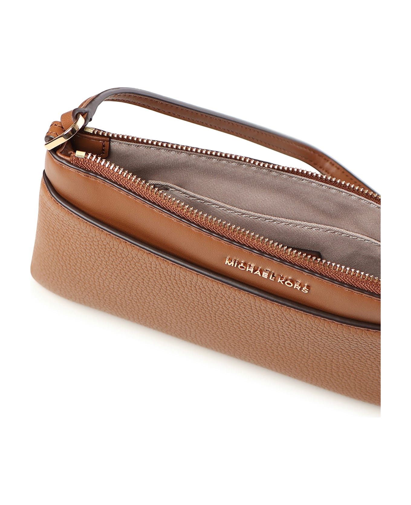 MICHAEL Michael Kors Jet Set Medium Leather Wristlet - Luggage