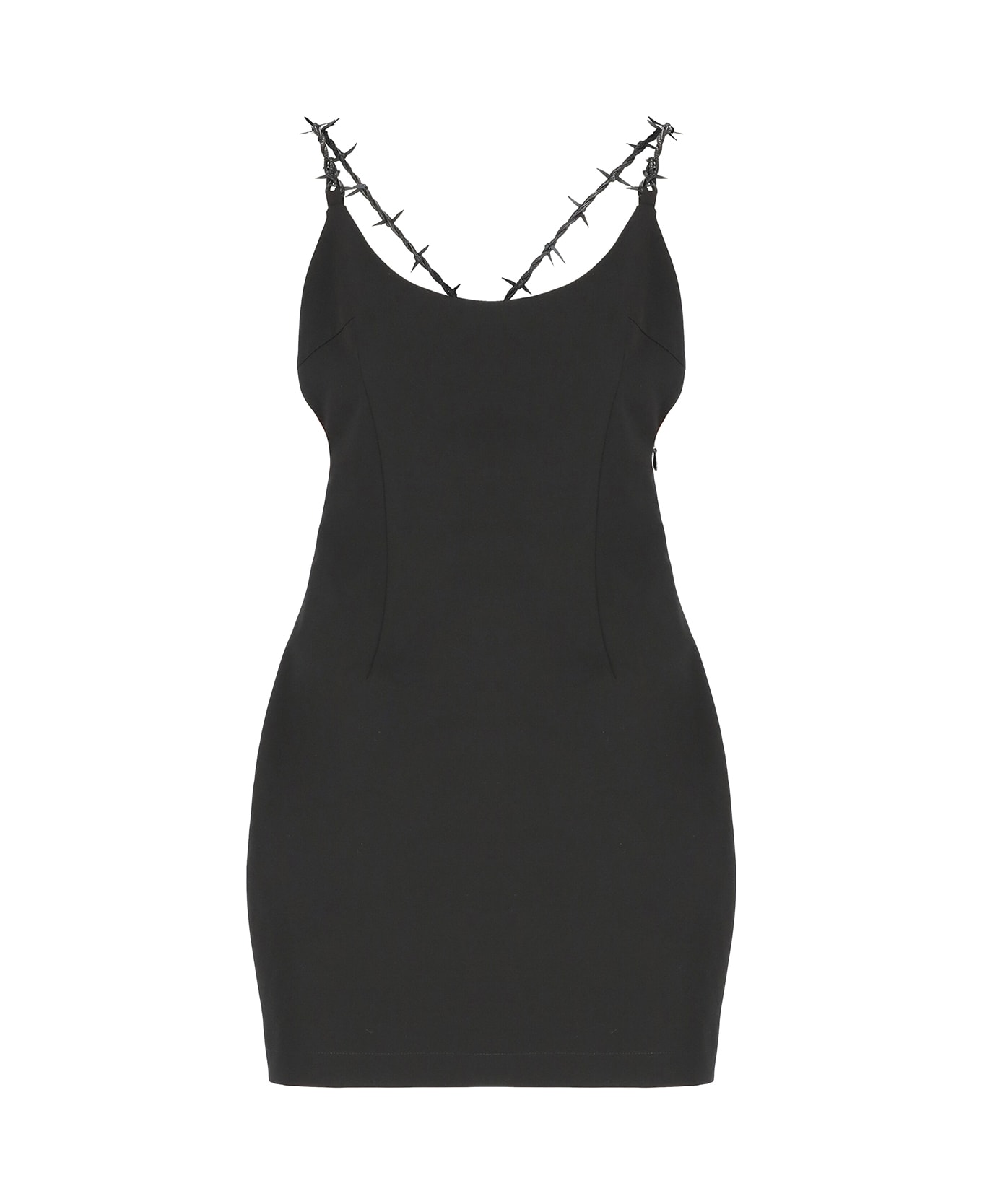 HERON PRESTON Barbwire Mini Dress - Black
