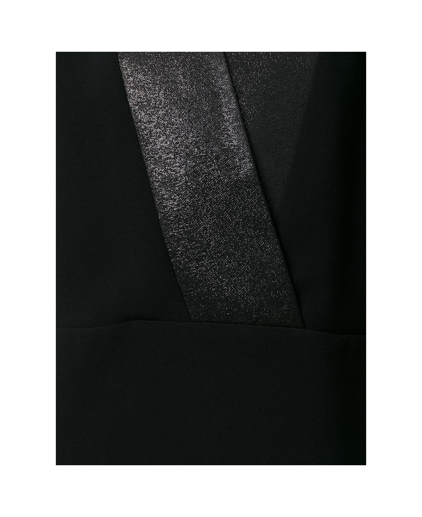 Alberto Biani Satin-neck Blouse - Black