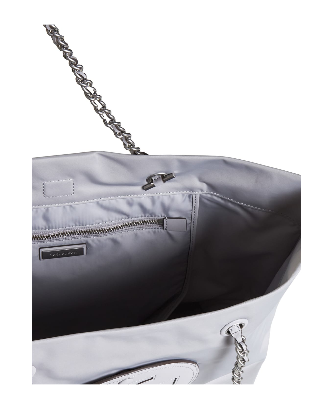 Tory Burch Ella Chain Shopping Bag - Grey