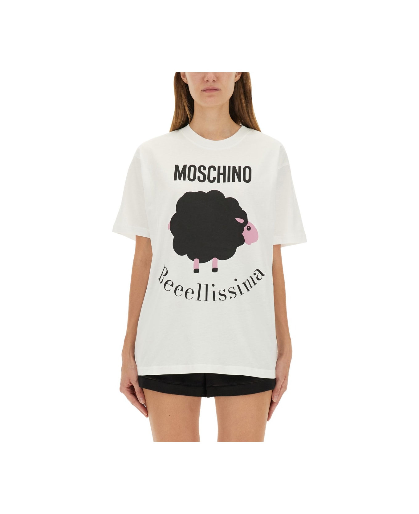Moschino T-shirt With Print - WHITE